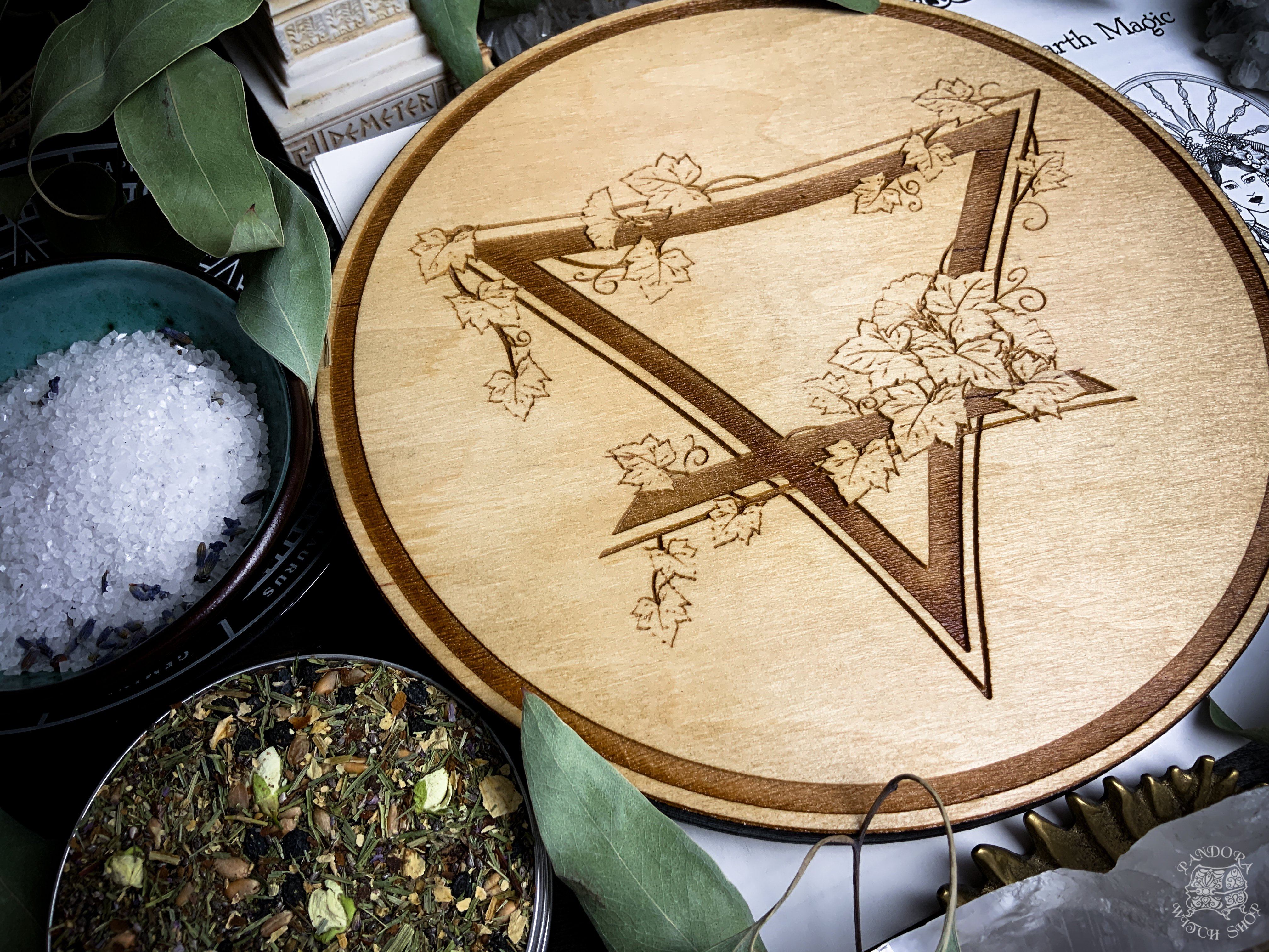 Altar Pentacles - Altar Pentacle - Earth - Elemental Magic