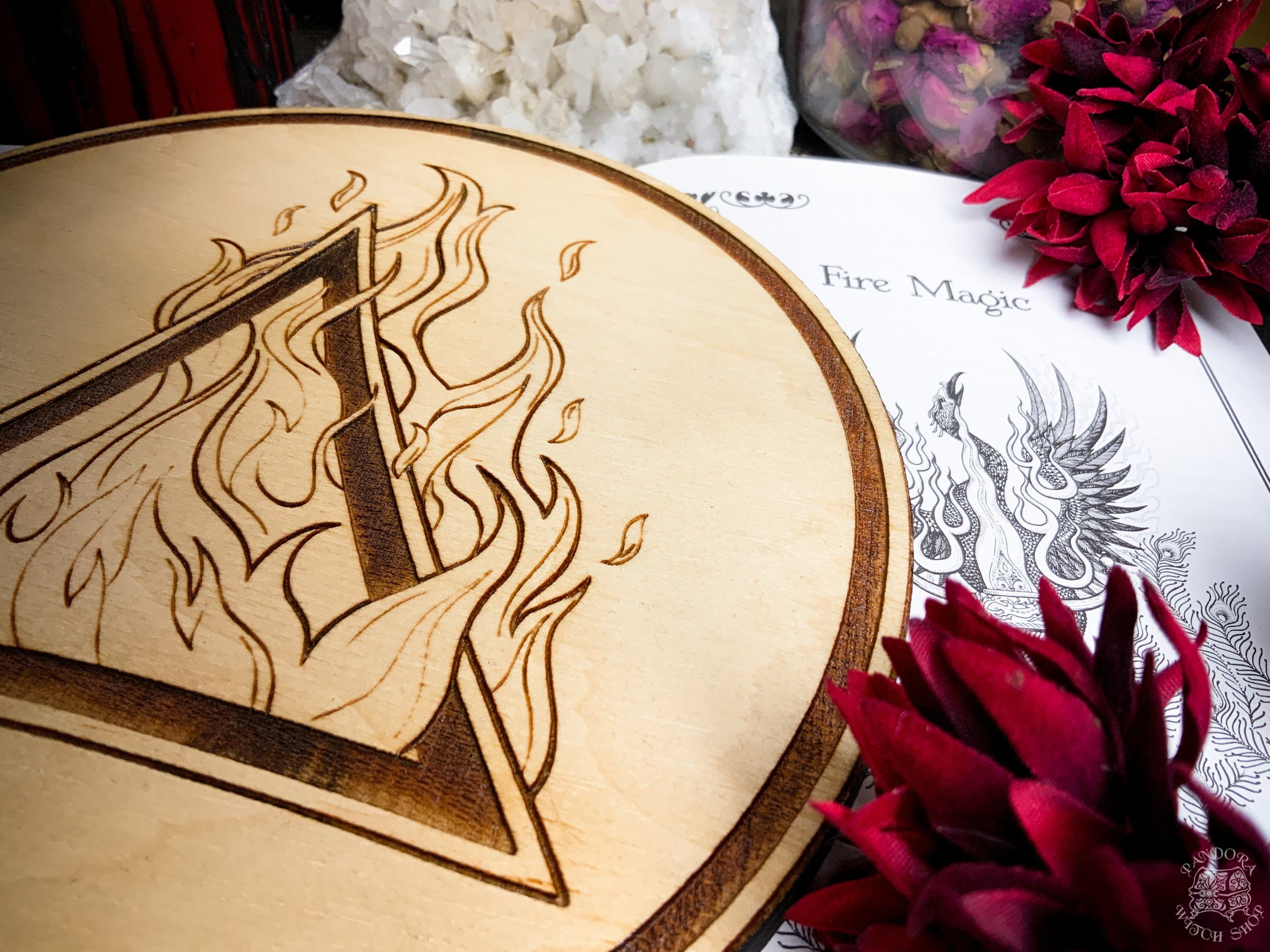 Altar Pentacle - Fire - Elemental Magic