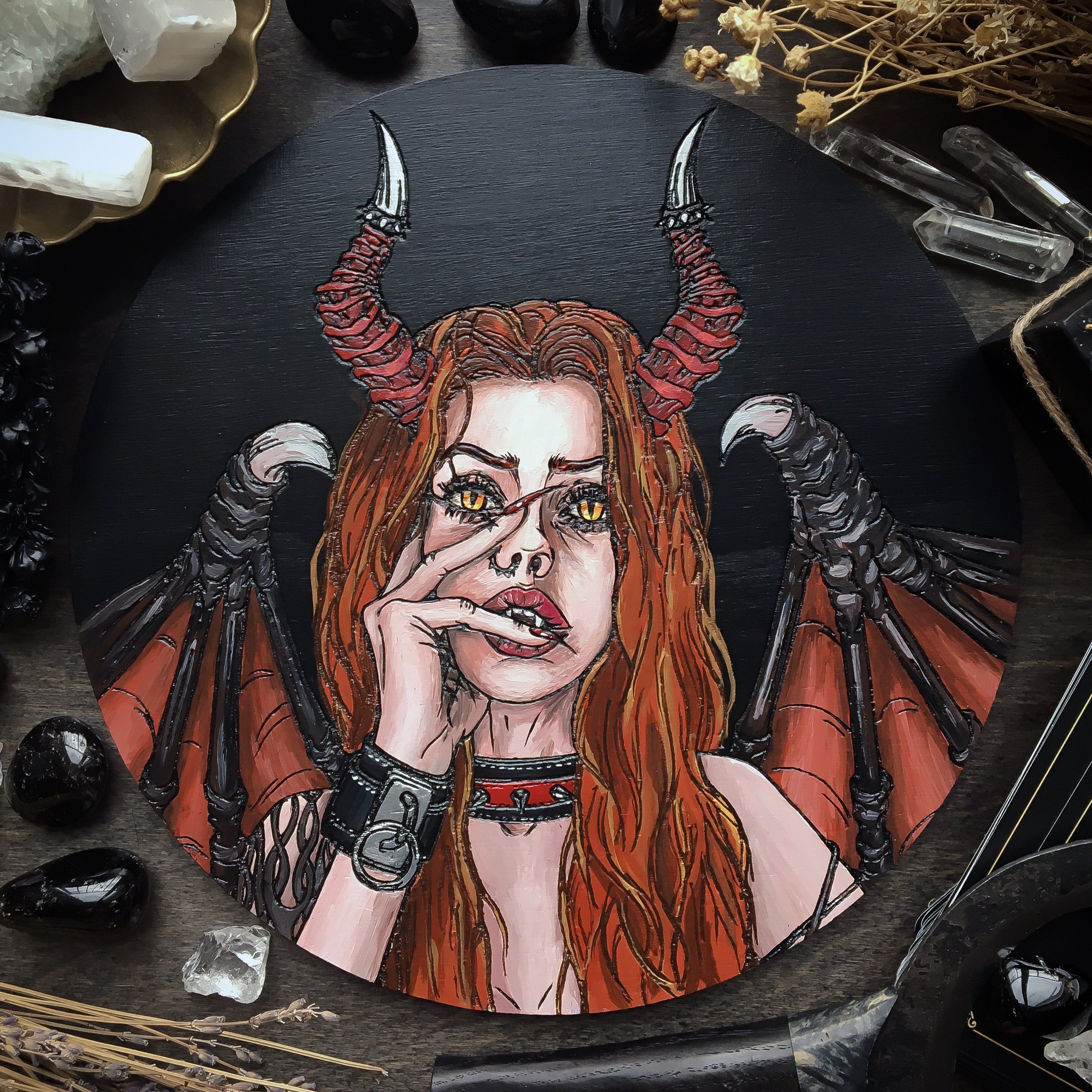 Altar pentacle - Succubus