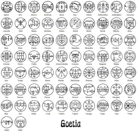 Goetia Demon Sigil - Ars Goetia Demons