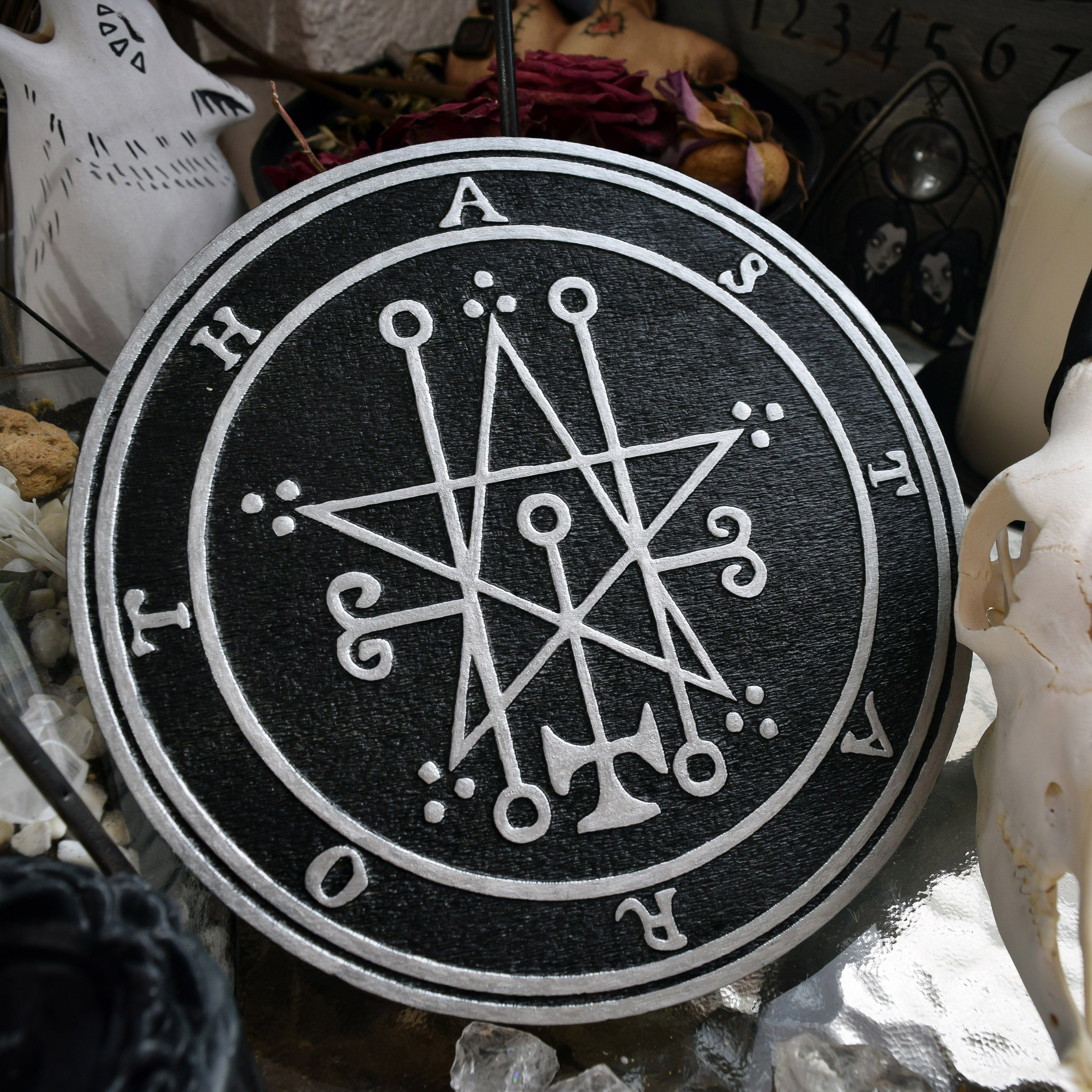 Goetia Demon Sigil - Ars Goetia Demons - Silver