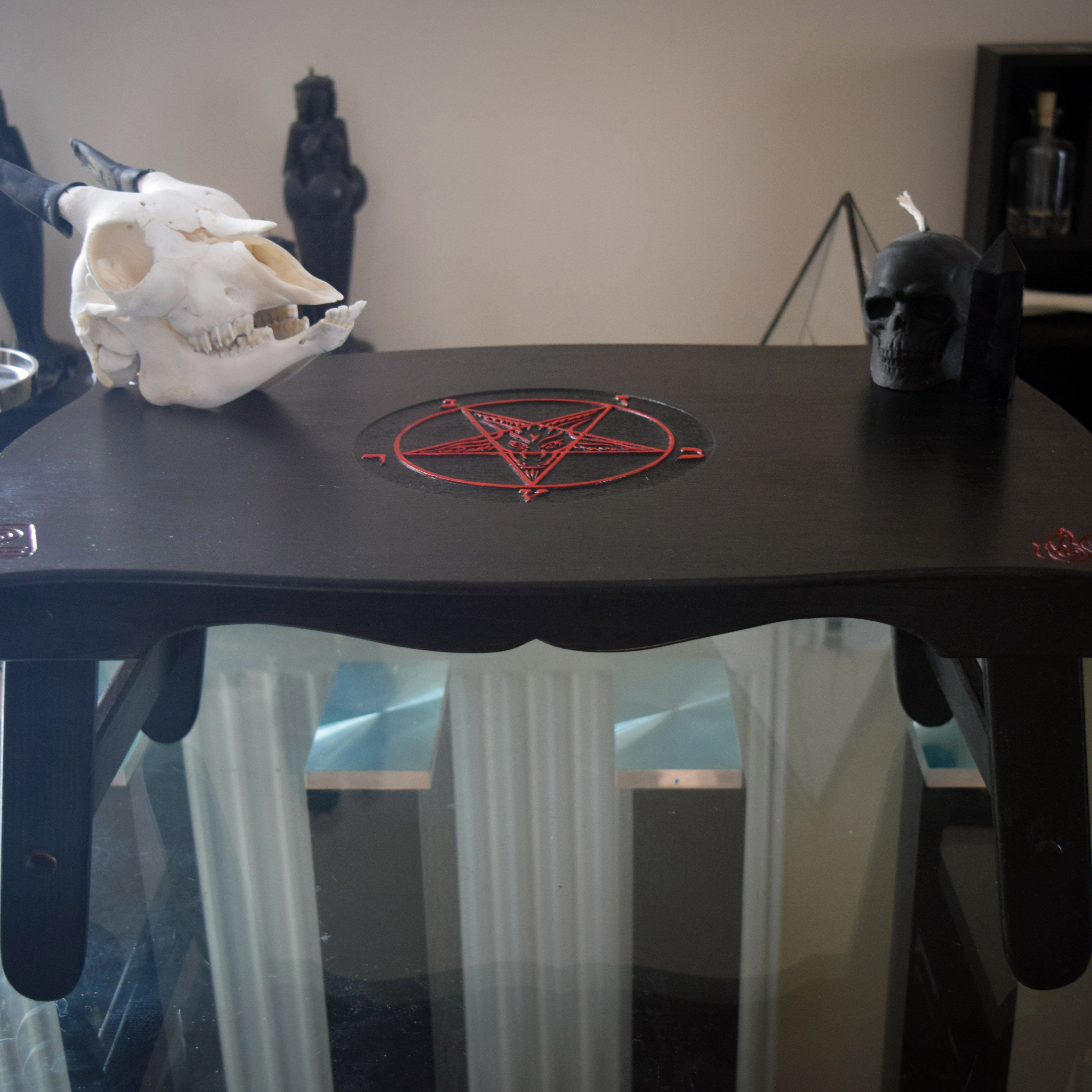 Altar Table - Altar Table "Black Baphomet"