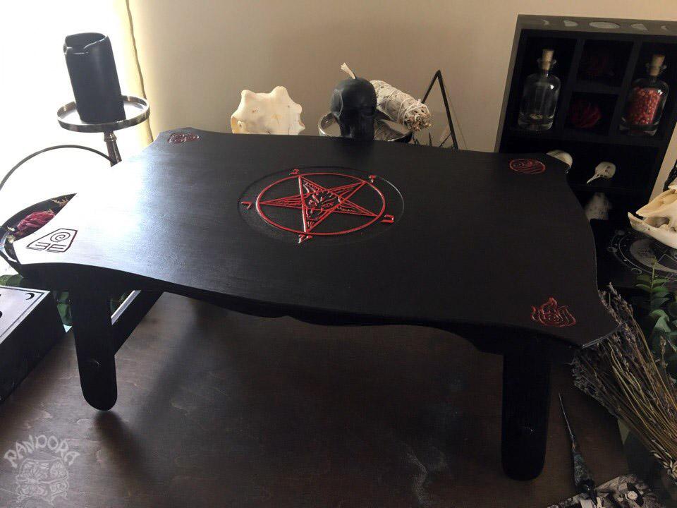 Altar Table - Altar Table "Black Baphomet"