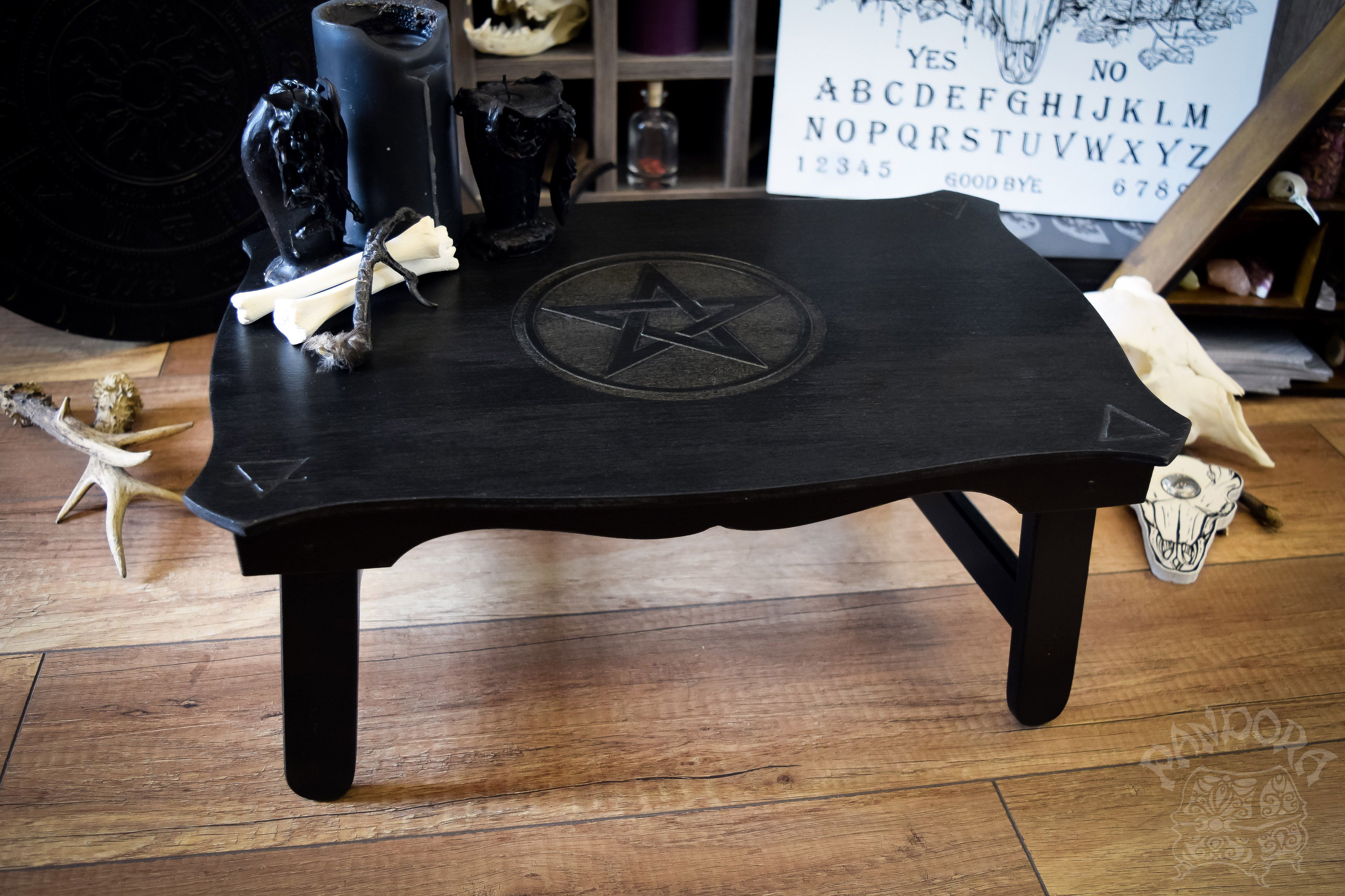 Altar Table - Altar Table "Black Pentagram"