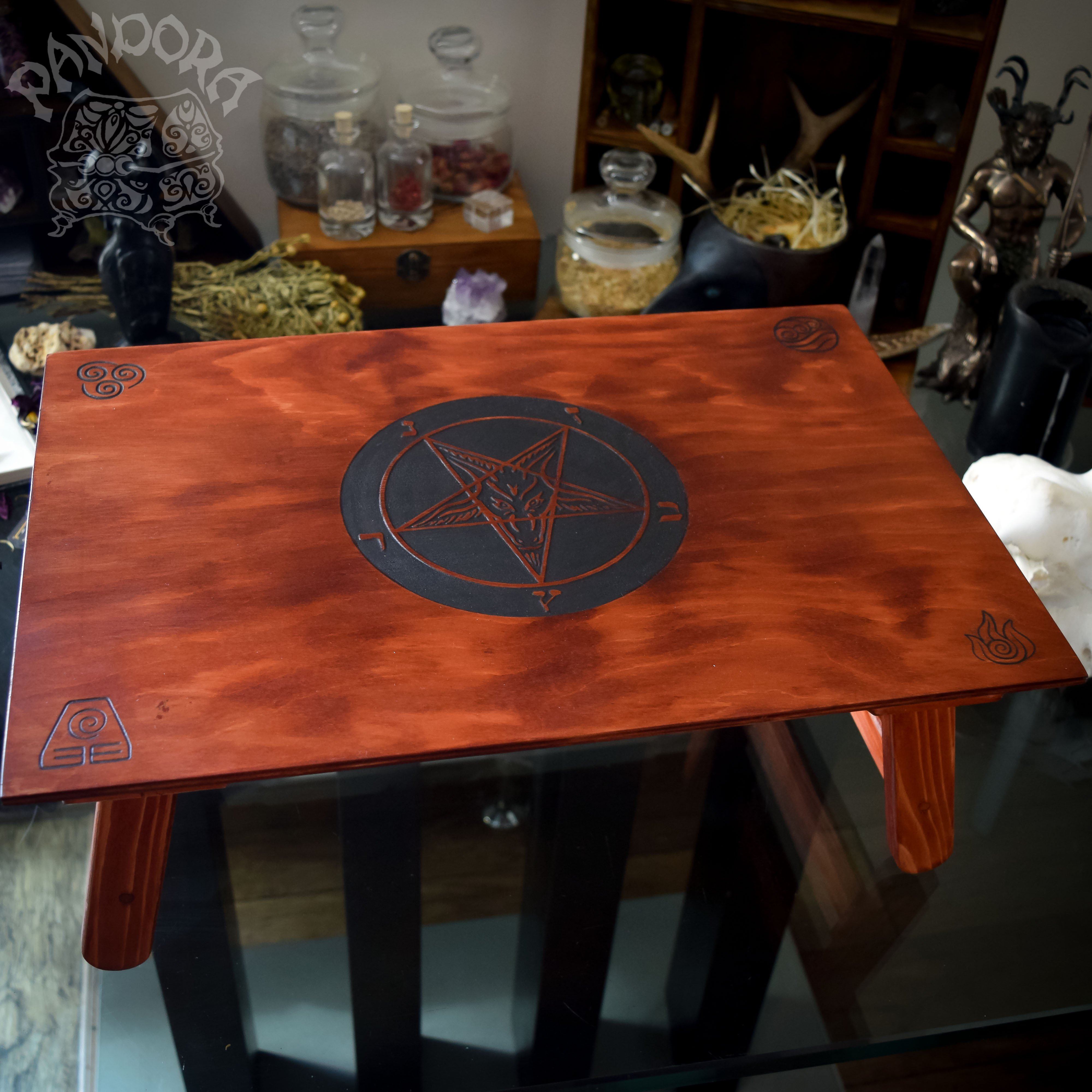 Altar Table - Altar Table "Red Baphomet"