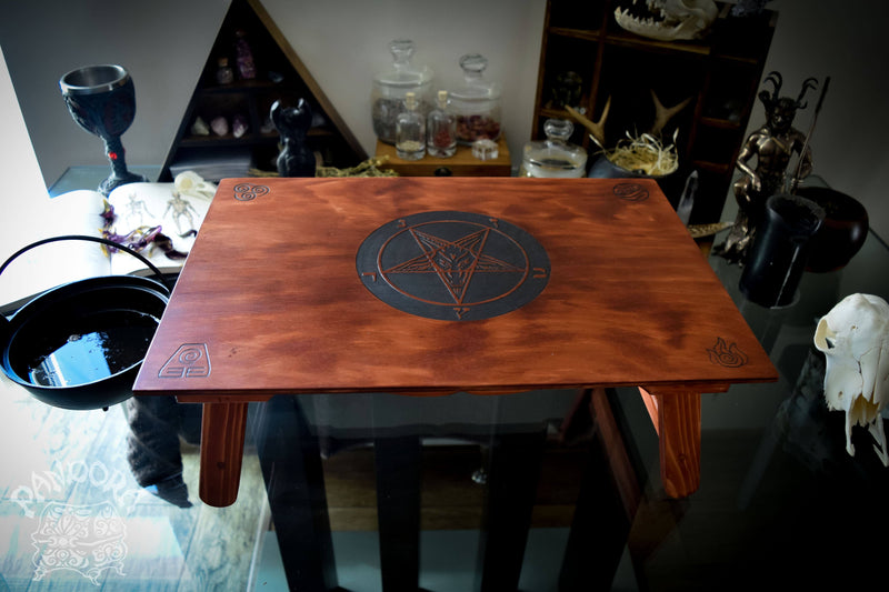 Altar Table - Altar Table "Red Baphomet"