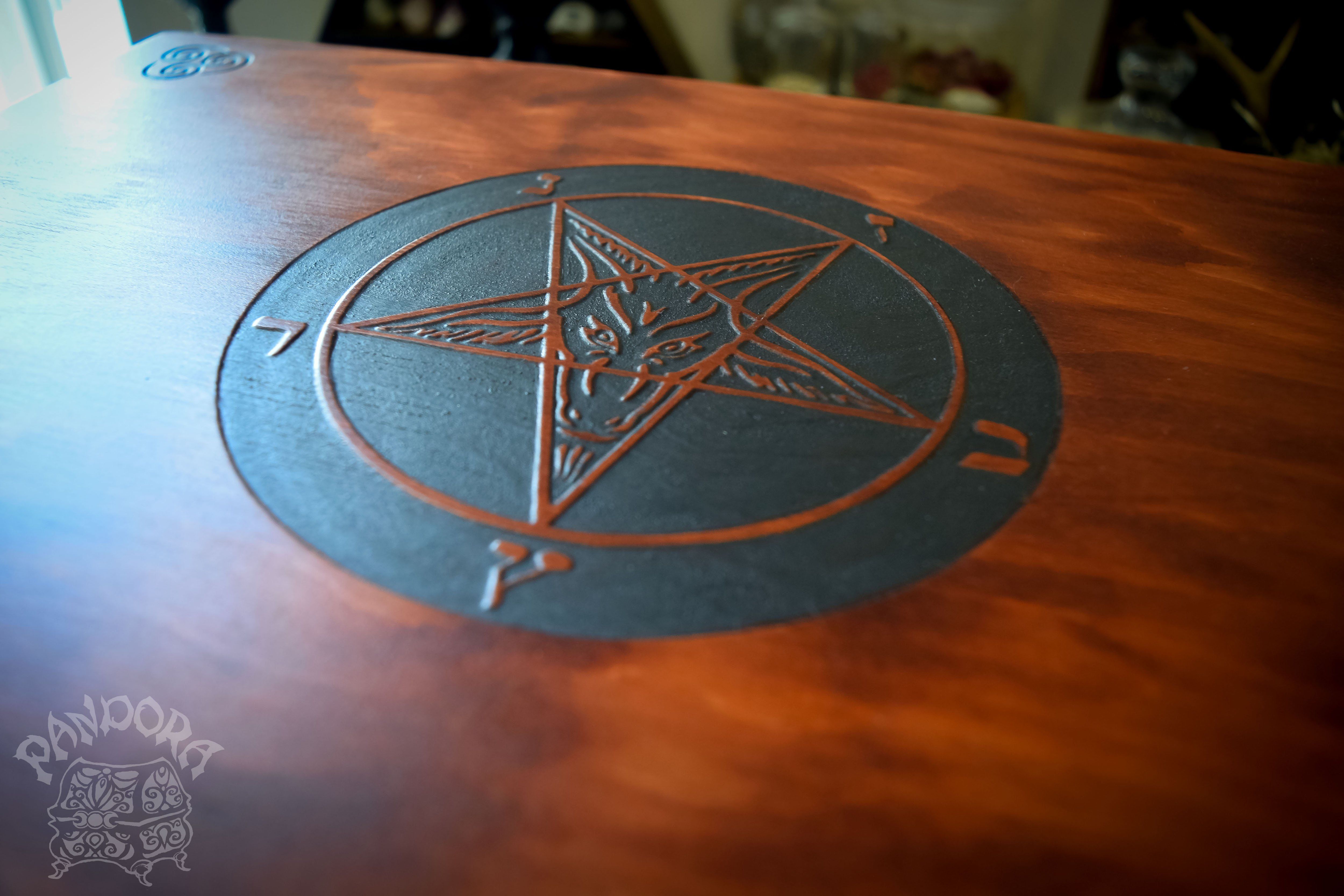 Altar Table - Altar Table "Red Baphomet"