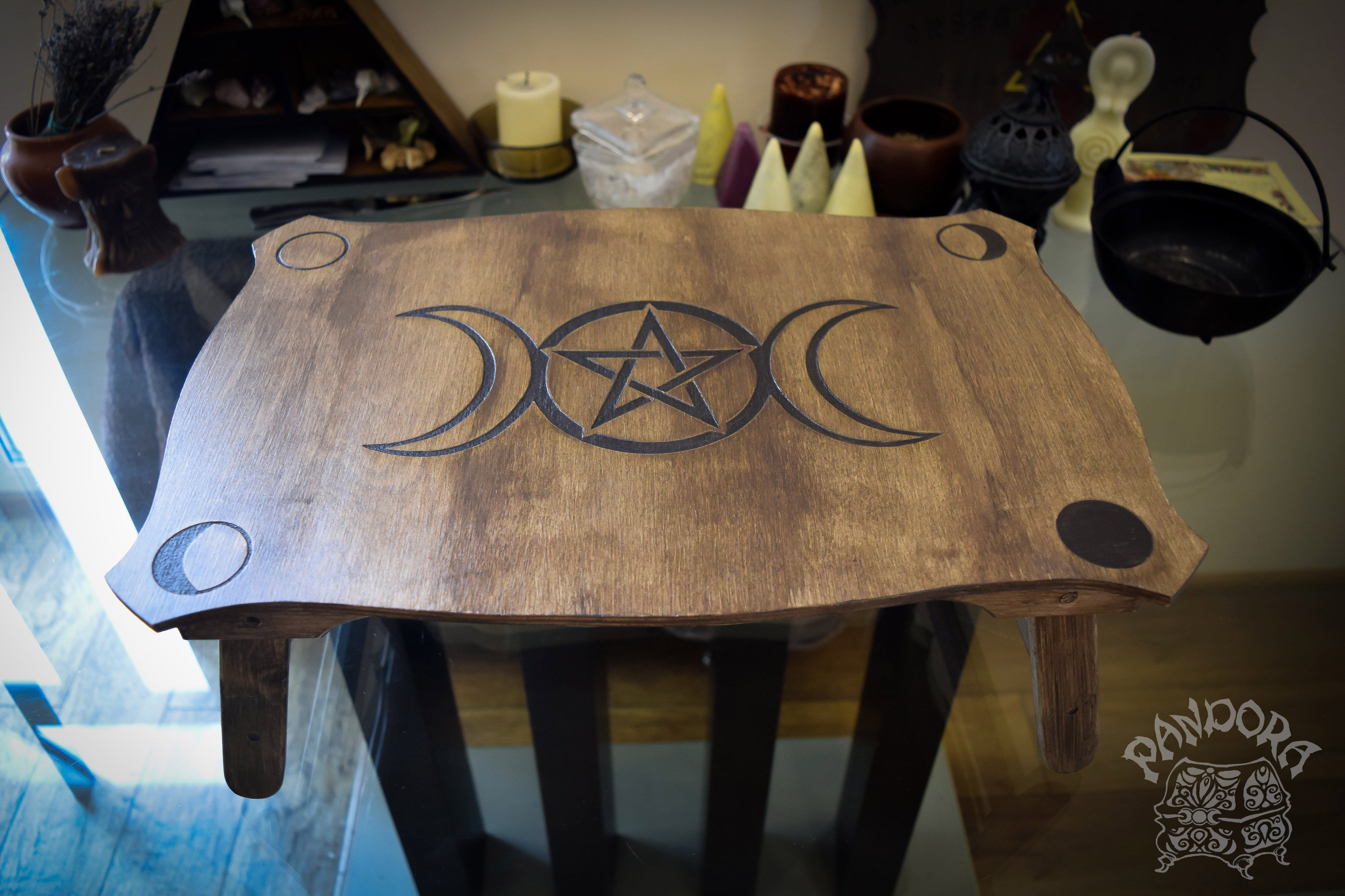 Altar Table - Altar Table "Triple Moon"