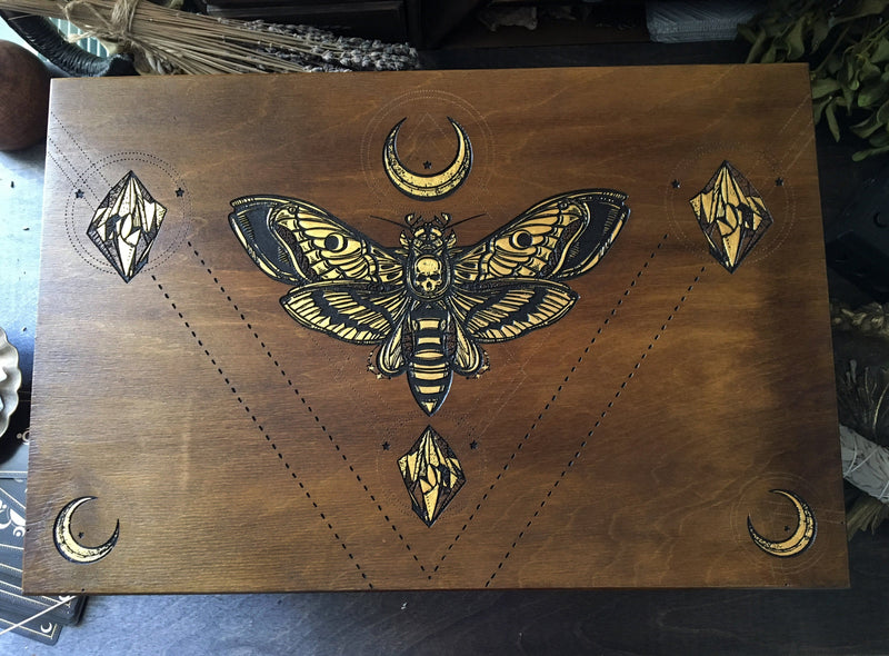 Altar Table "Golden Death's Head Moth"