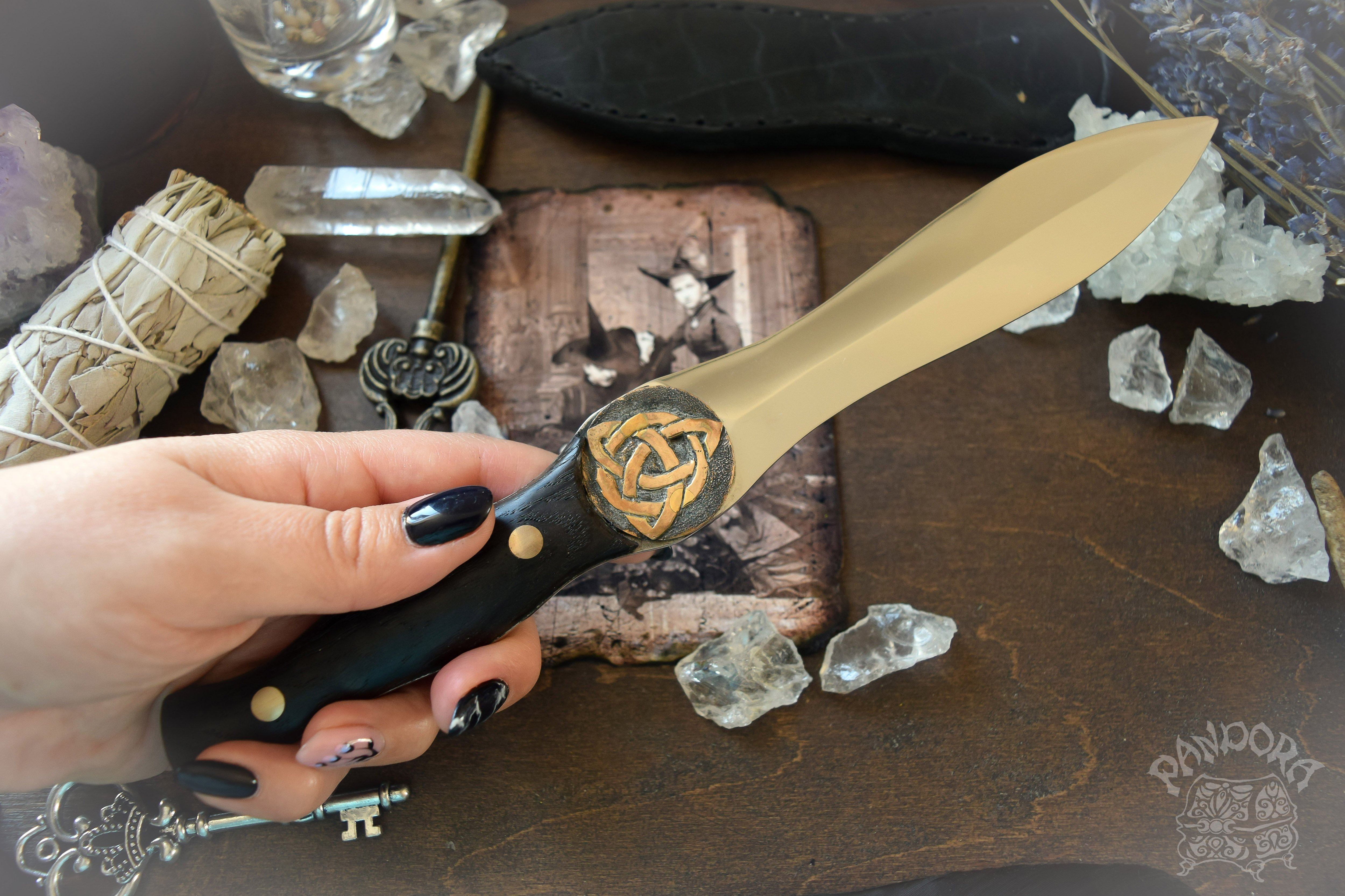 Athame - Athame "Triquerta" - Ritual Knife