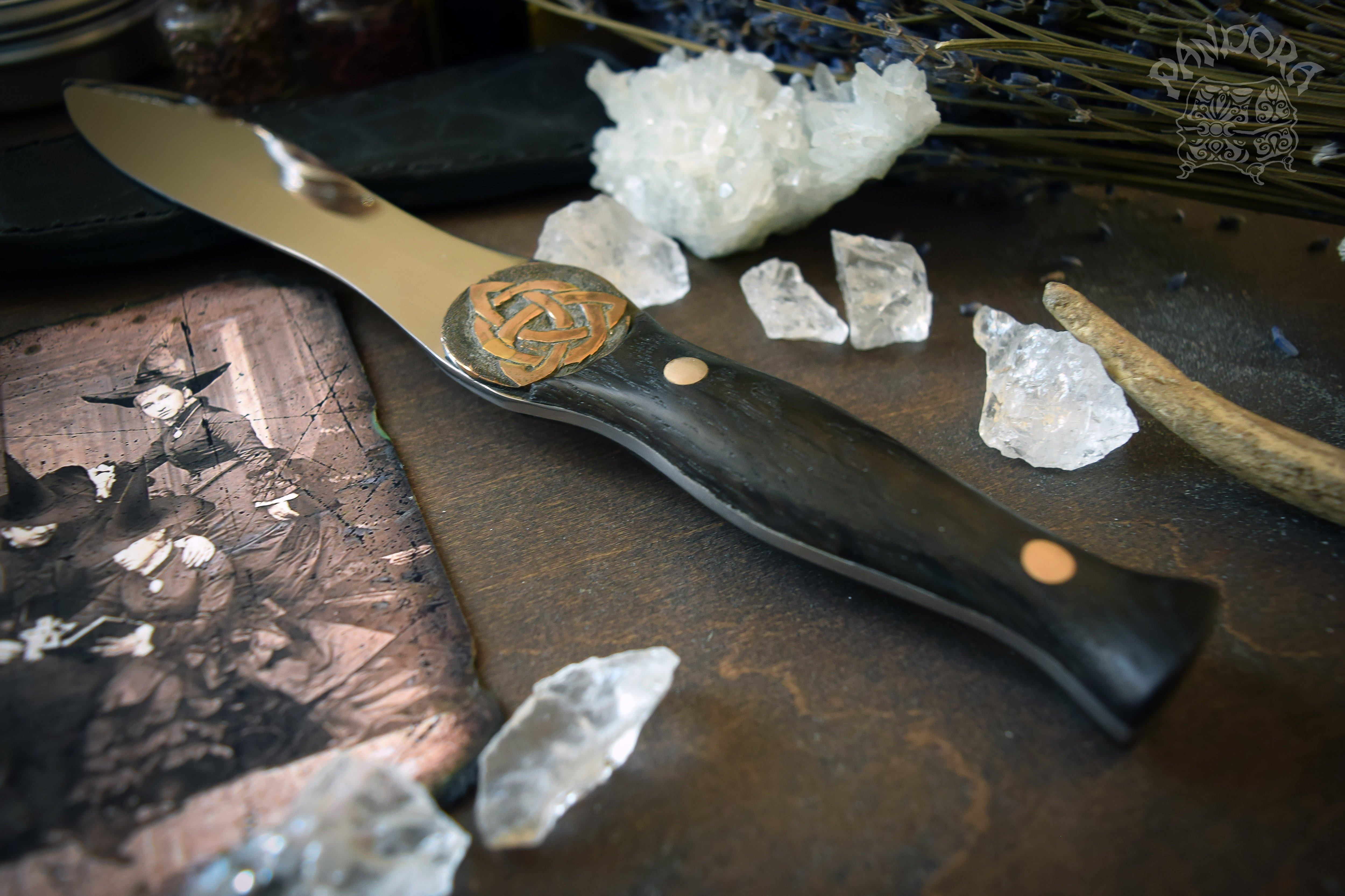 Athame - Athame "Triquerta" - Ritual Knife