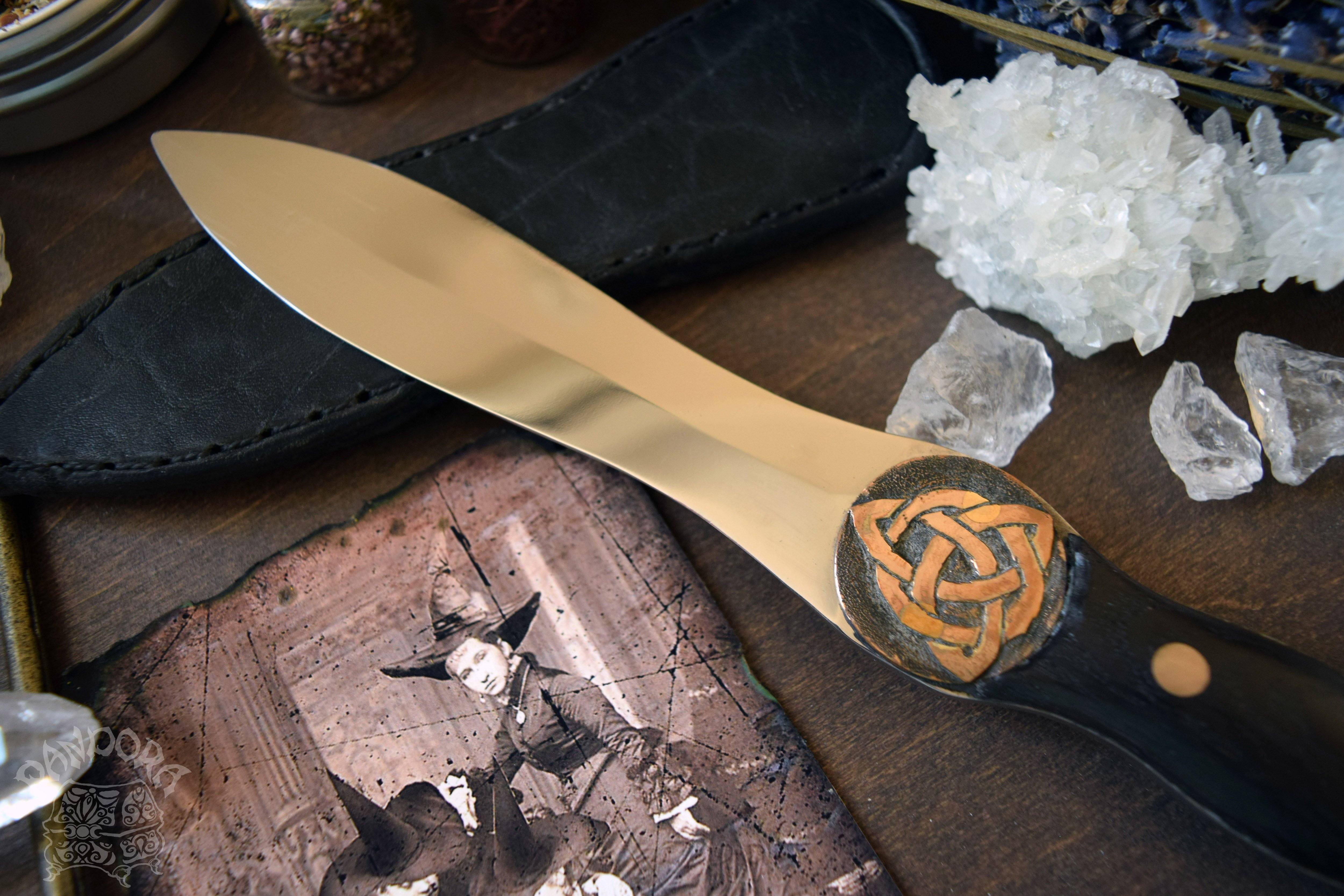 Athame - Athame "Triquerta" - Ritual Knife