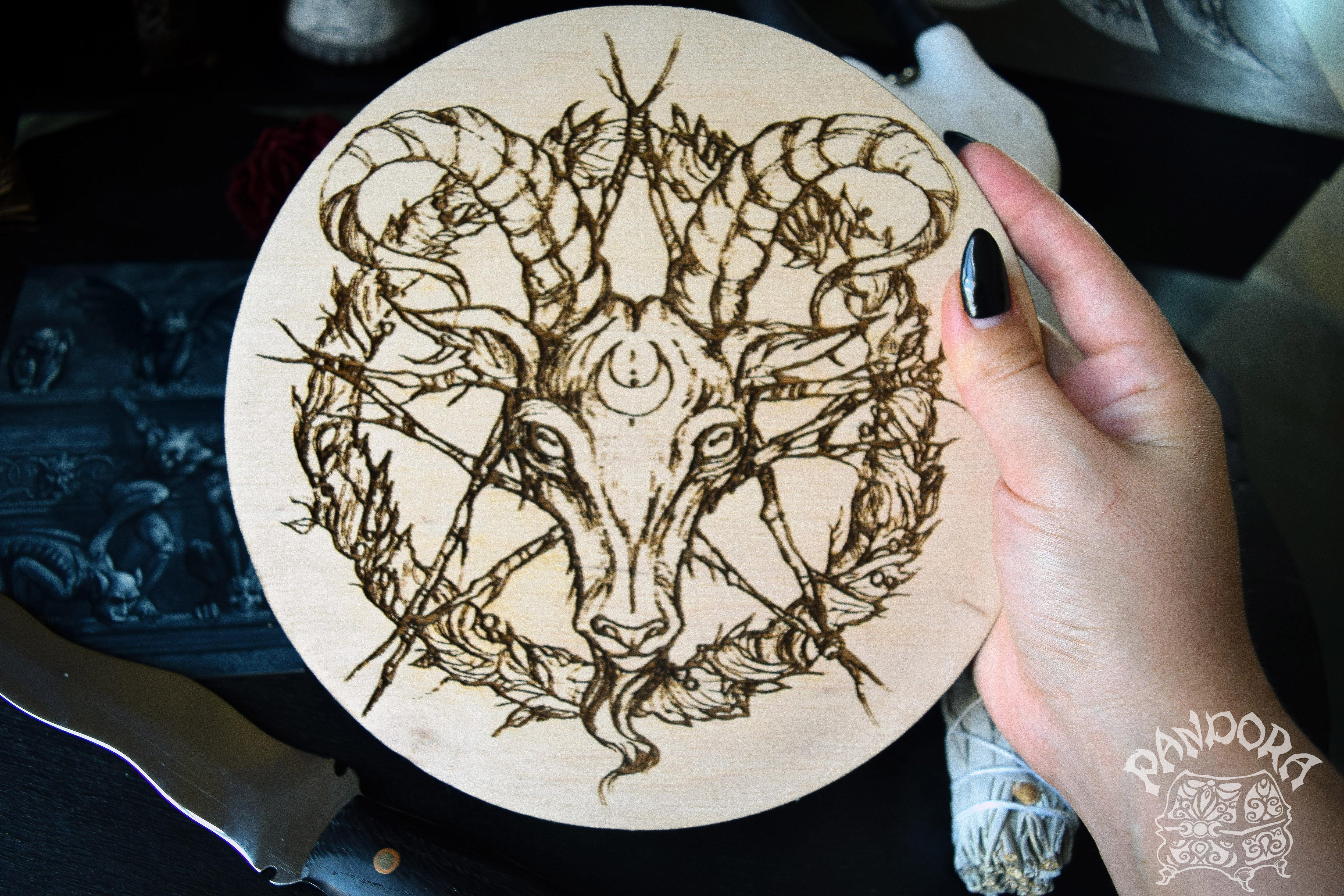 Baphomet - Altar Pentacle - Natural