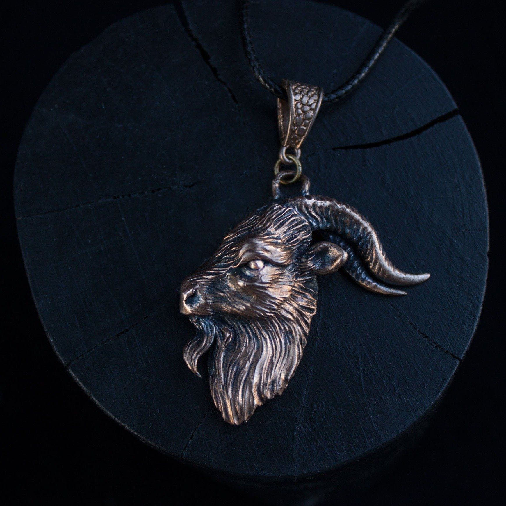 Bronze Pendant "Black Phillip"