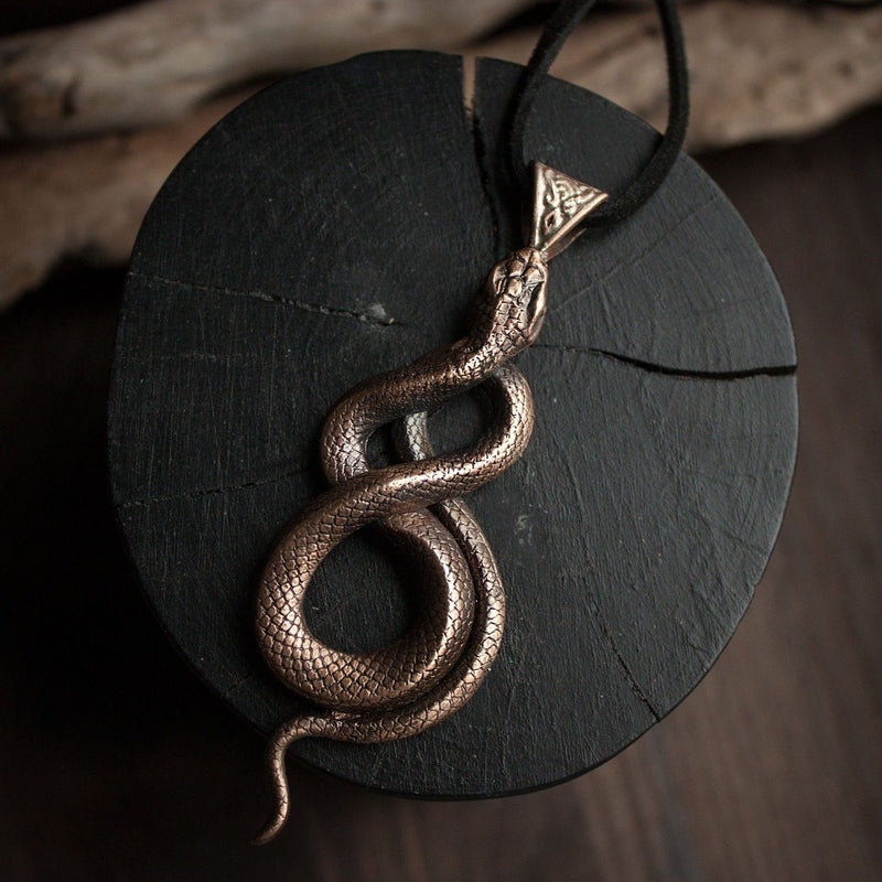 Bronze Pendant "Snake"