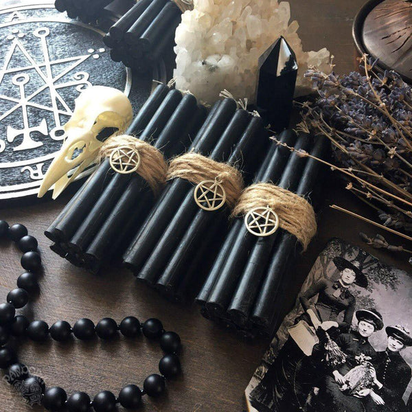 Candle - Black Beeswax Candles
