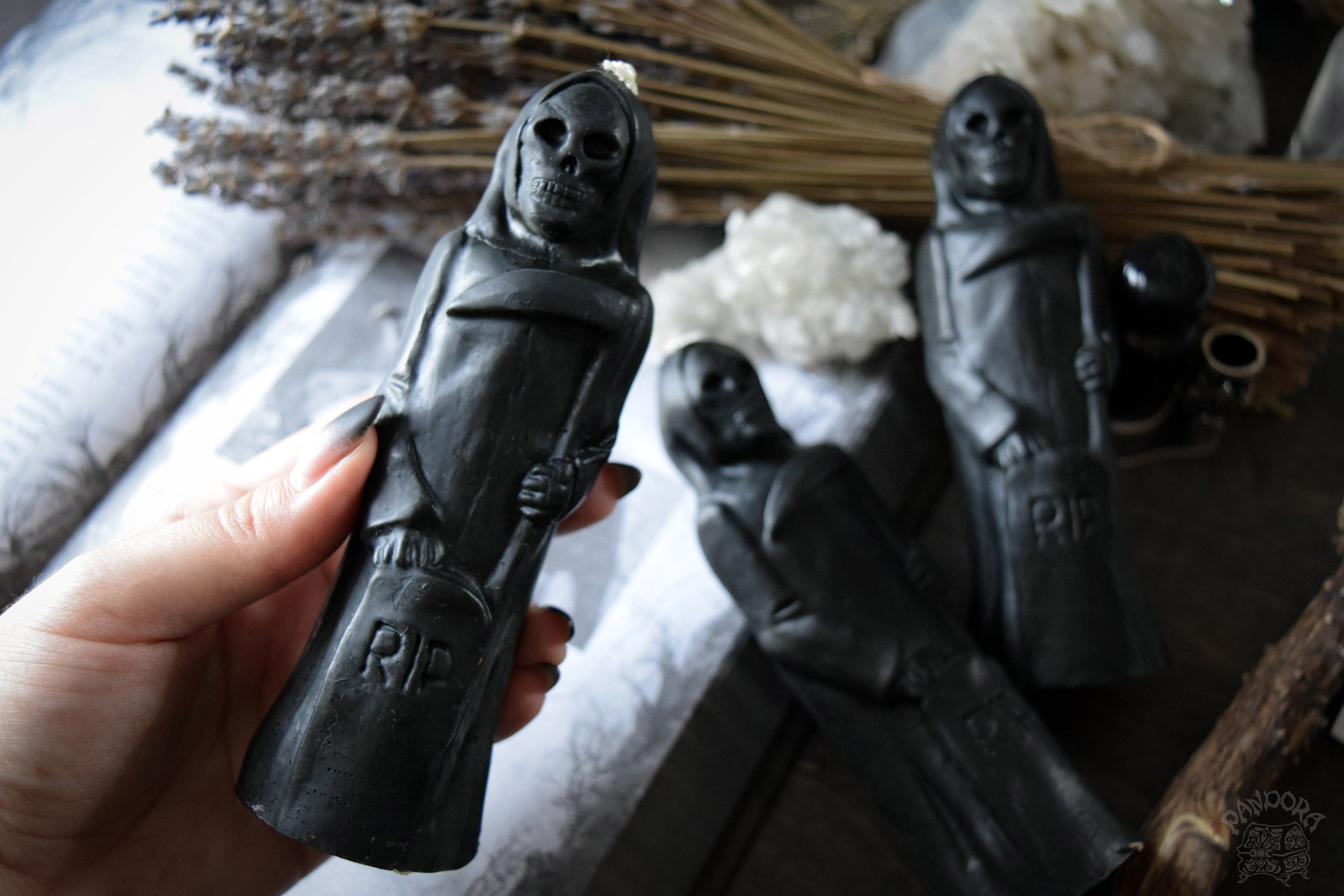 Candle - Black Reaper - Beeswax Candle