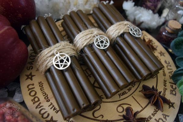 Candle - Brown Beeswax Candles