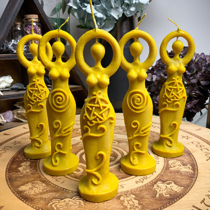 Candle - Goddess Of The Sun - Beeswax Candle