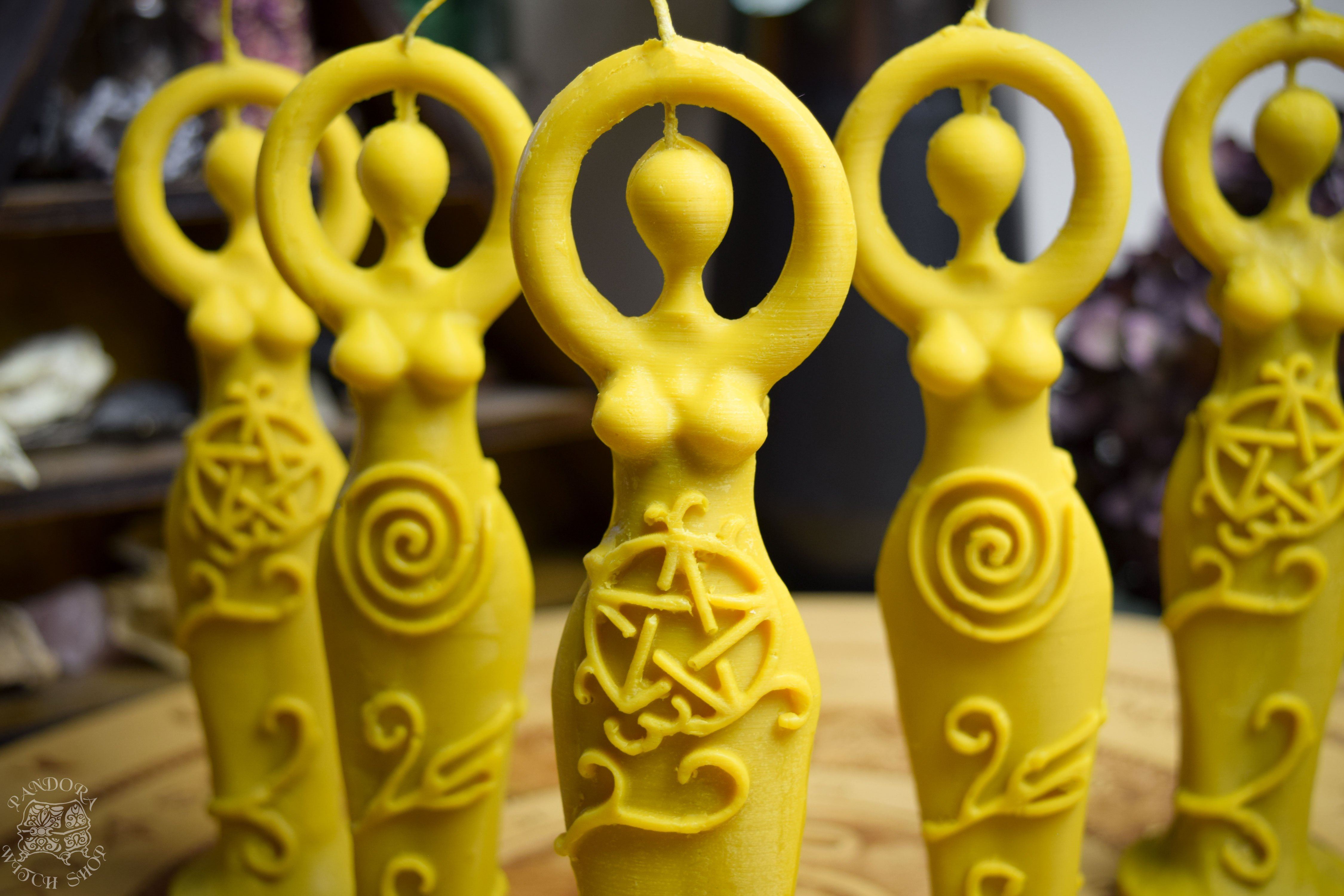 Candle - Goddess Of The Sun - Beeswax Candle