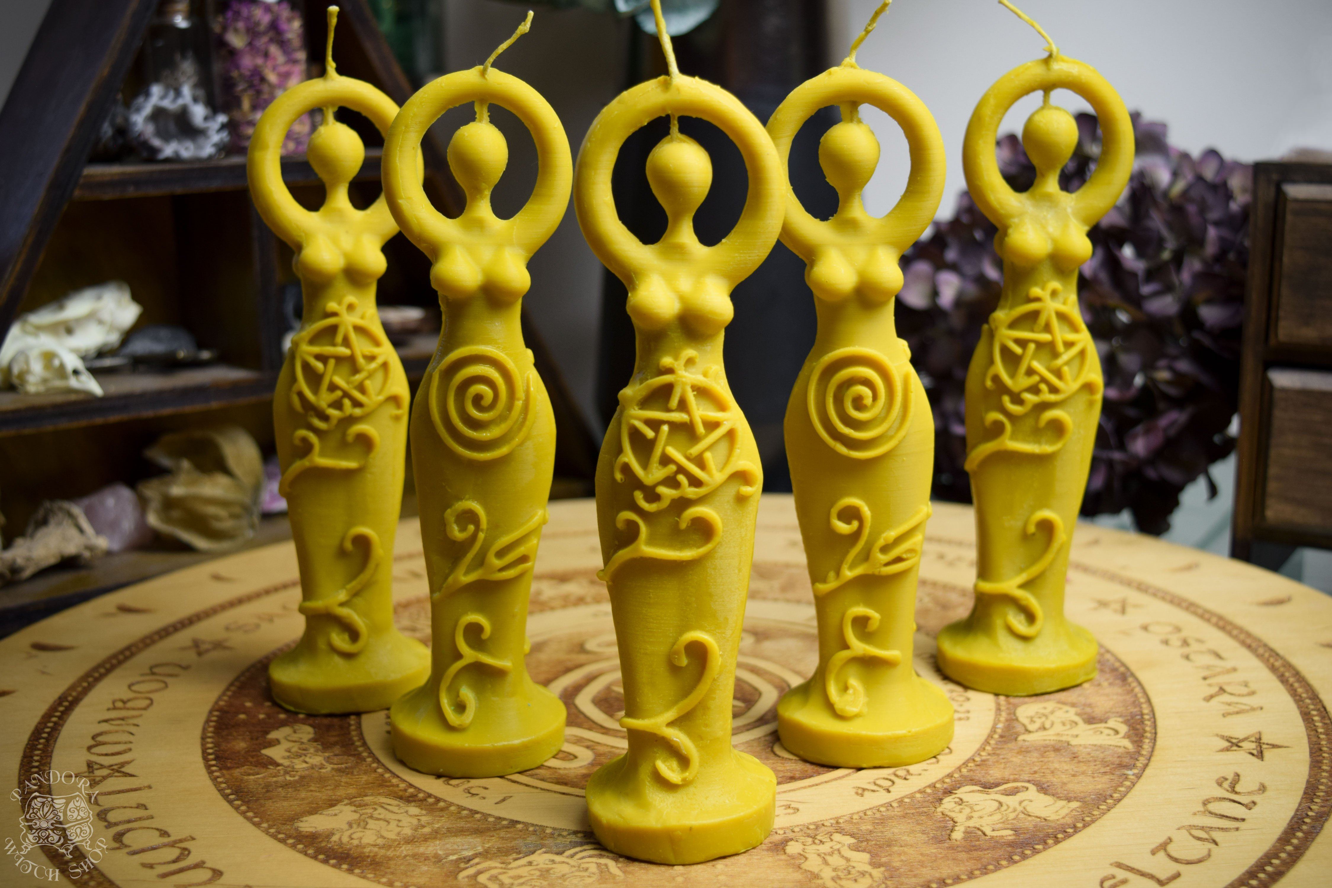 Candle - Goddess Of The Sun - Beeswax Candle