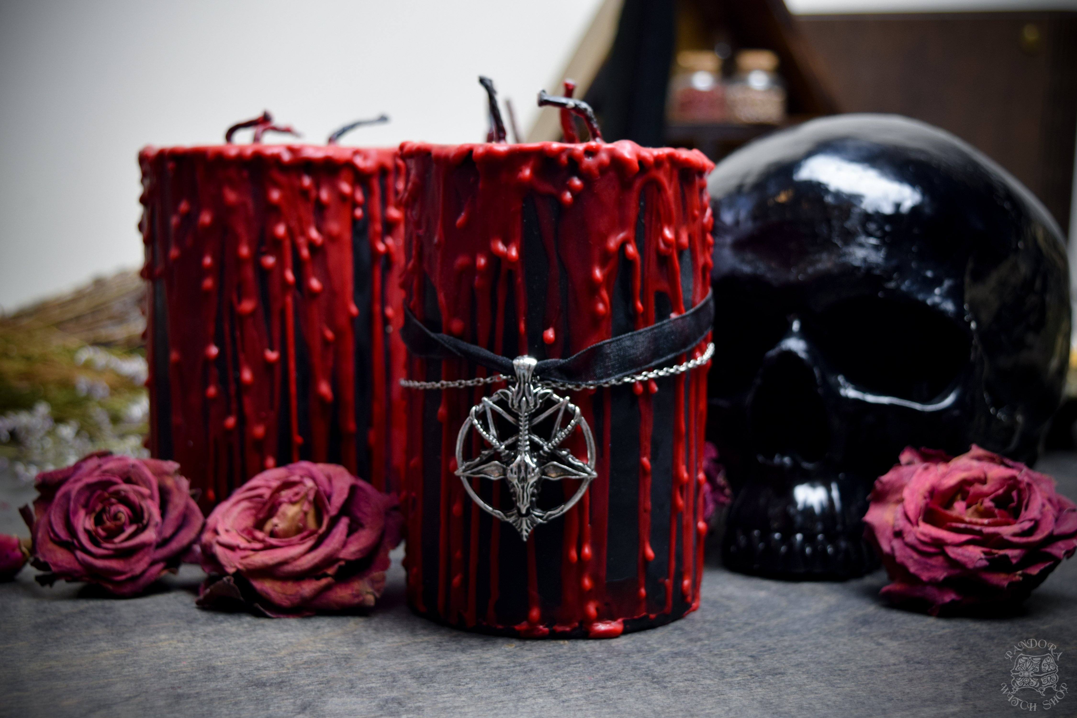 Candle - Gothika Bloodlust - Beeswax Candle