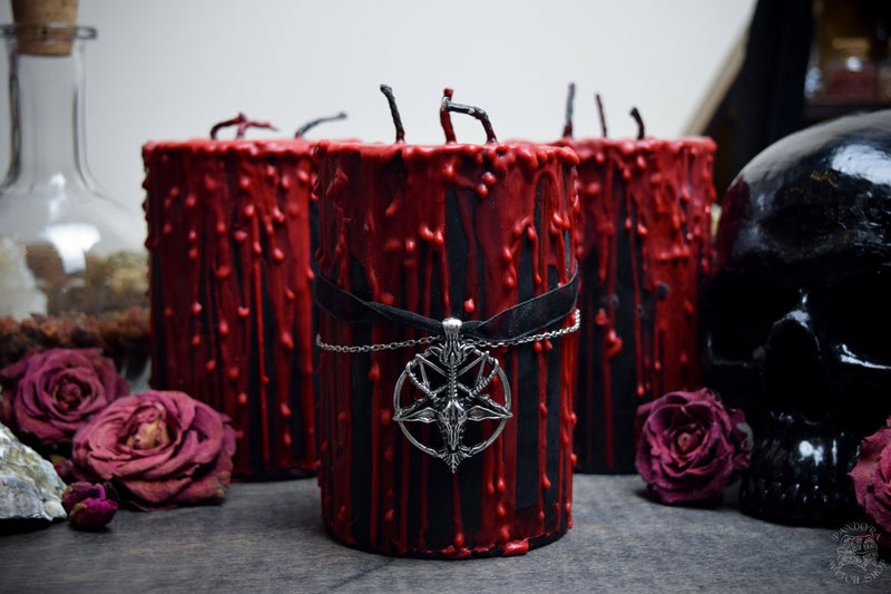 Candle - Gothika Bloodlust - Beeswax Candle