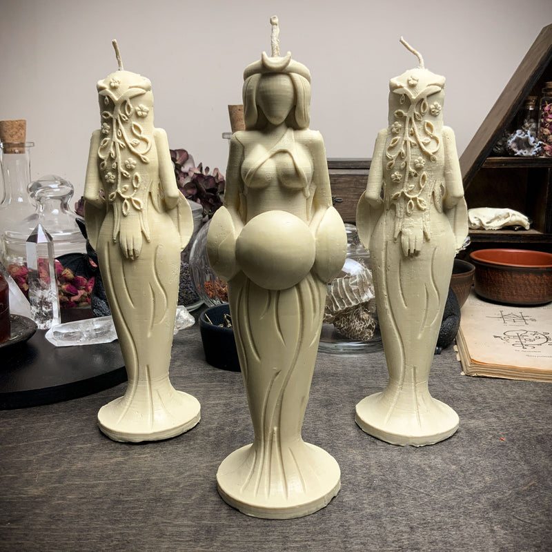 Great Goddess of Harmony - beeswax candle
