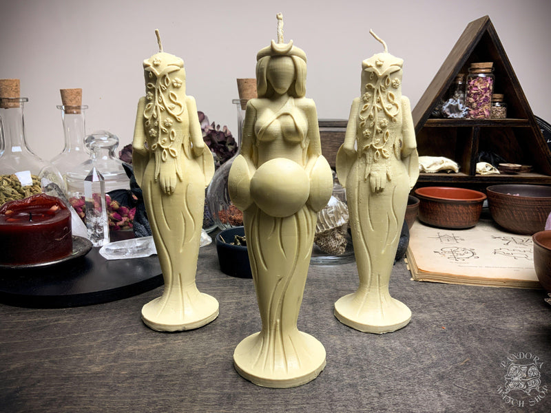 Great Goddess of Harmony - beeswax candle