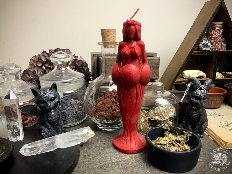 Great Goddess of Passion - beeswax candle