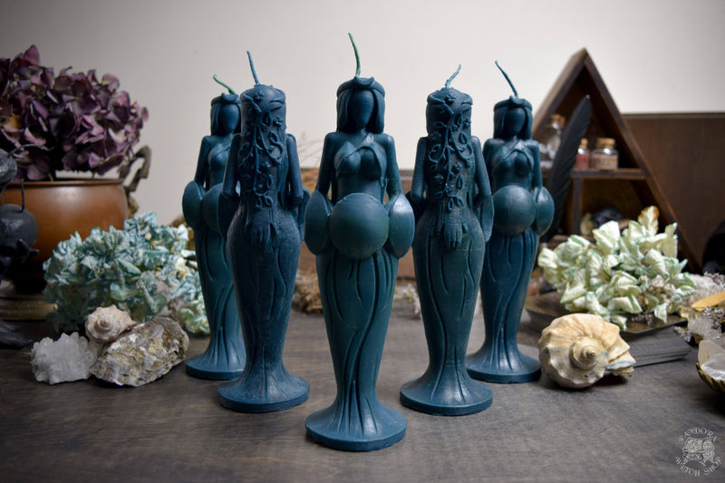 Candle - Great Goddess Of Seas - Beeswax Candle