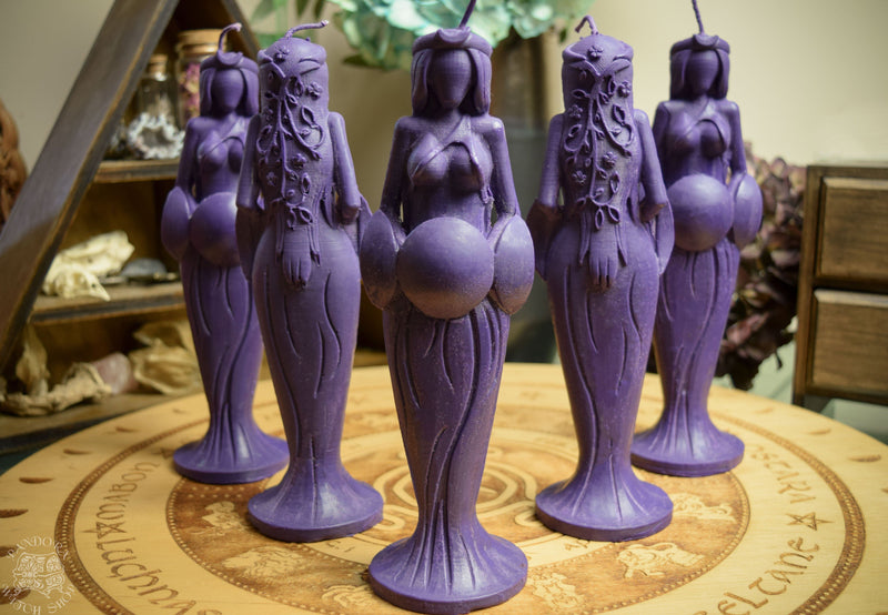 Candle - Great Goddess Of Wisdom - Beeswax Candle