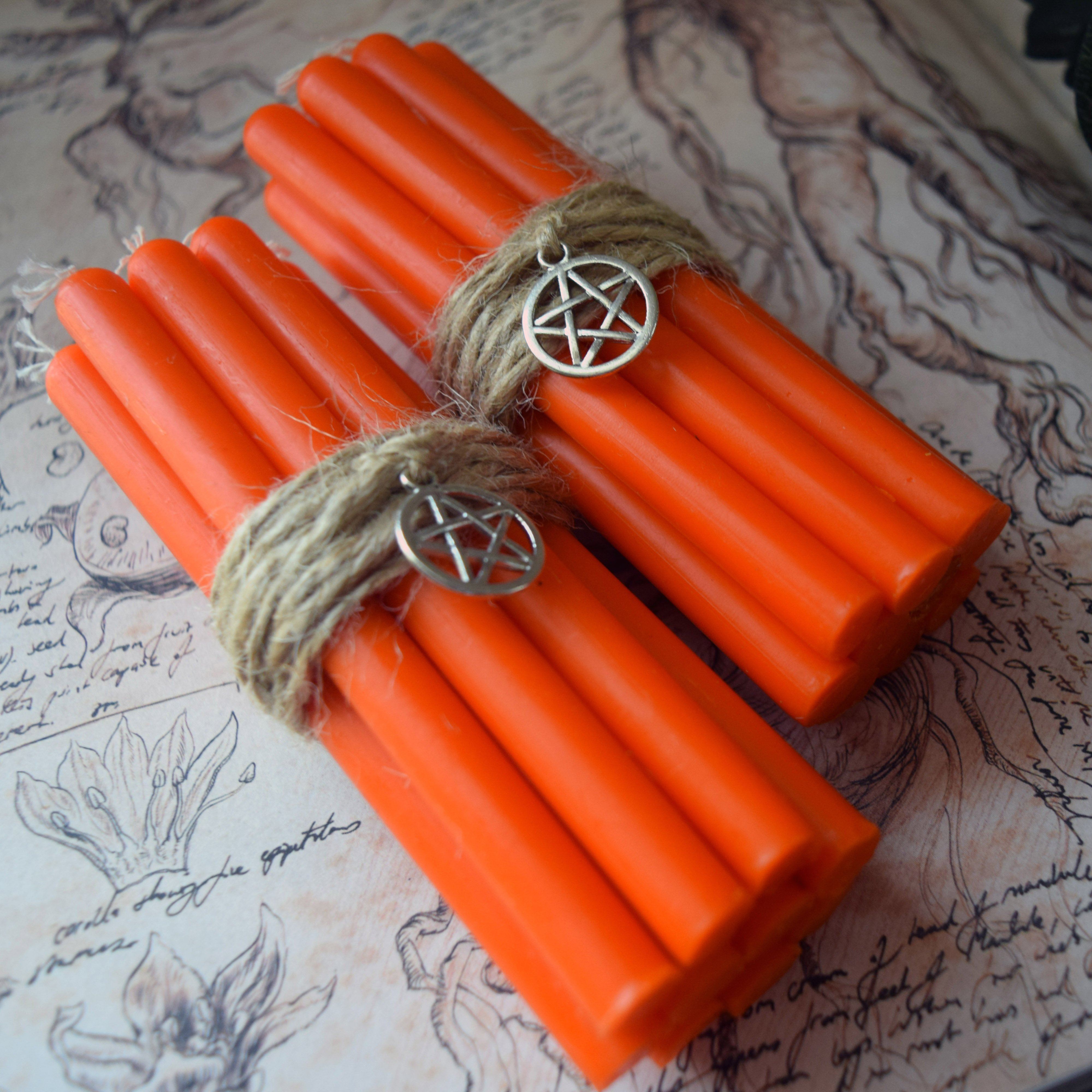 Candle - Orange Beeswax Candles