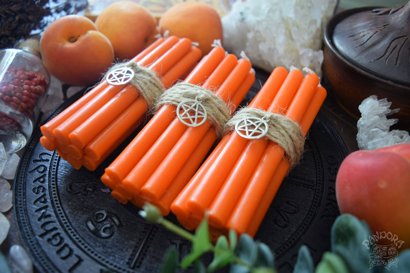Candle - Orange Beeswax Candles