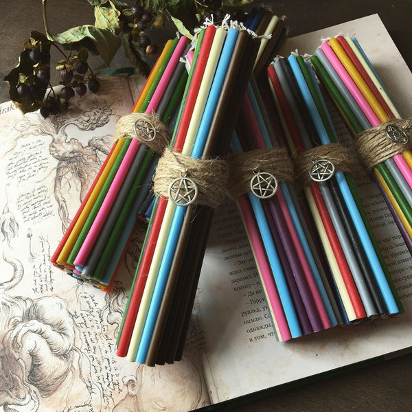 Candle - Rainbow Beeswax Candles
