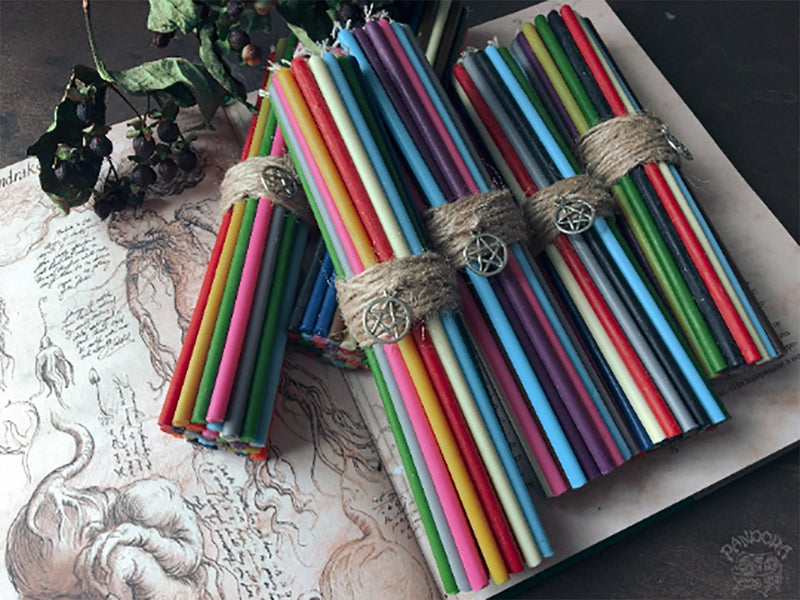 Candle - Rainbow Beeswax Candles