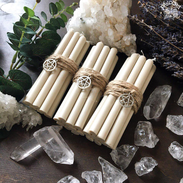 Candle - White Beeswax Candles