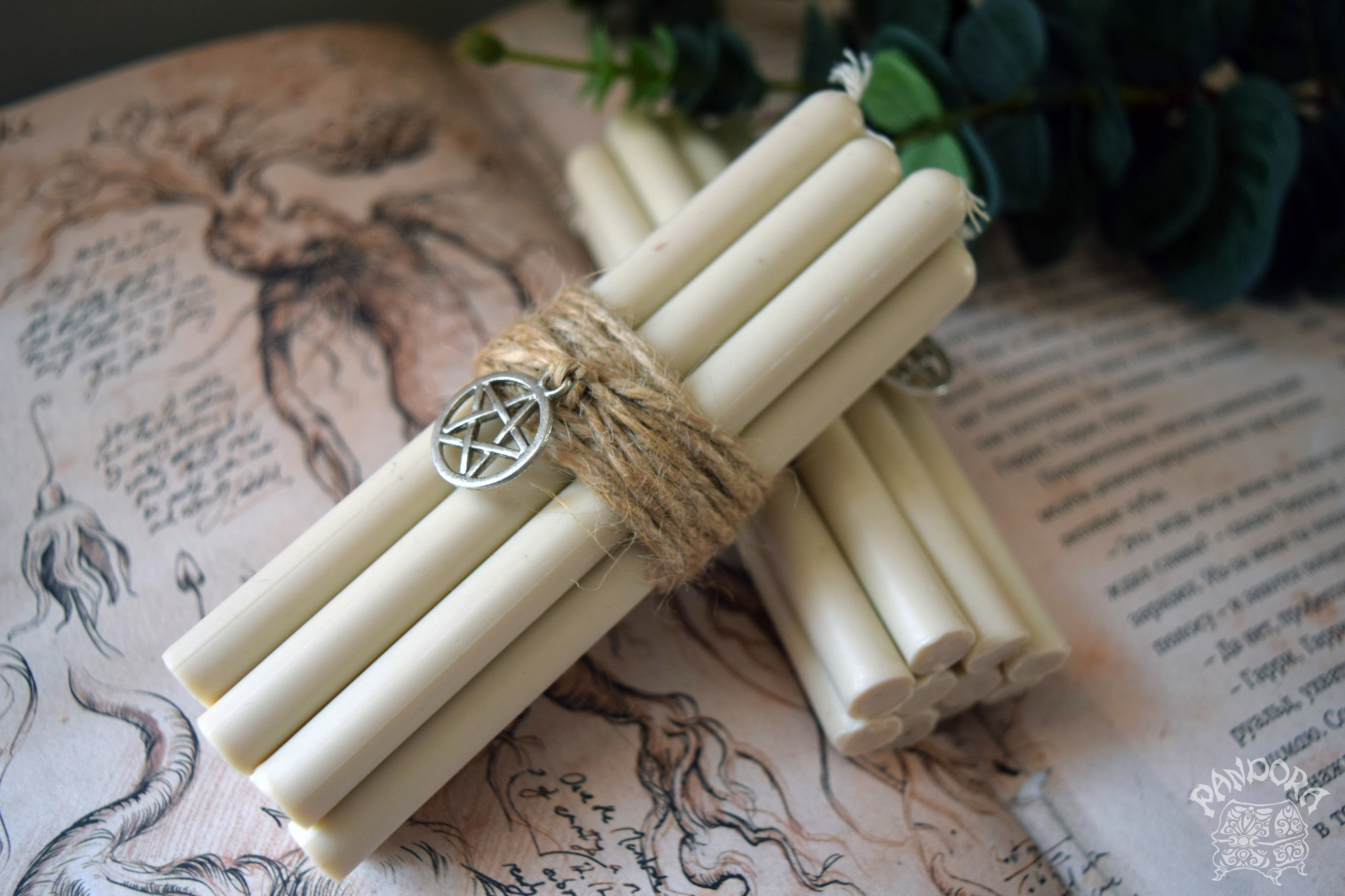 Candle - White Beeswax Candles