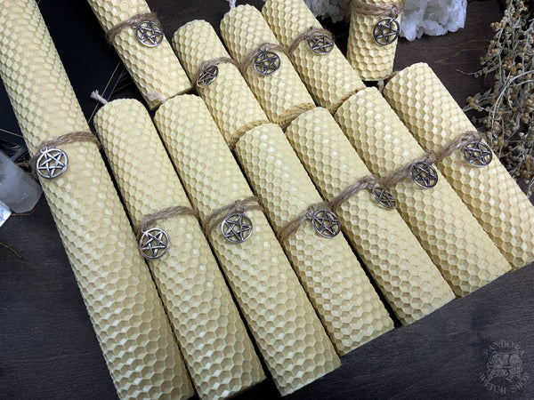 White Honeycomb Candle