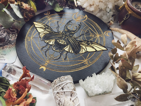 Magic Beetle - Altar Pentacle - Black\Gold