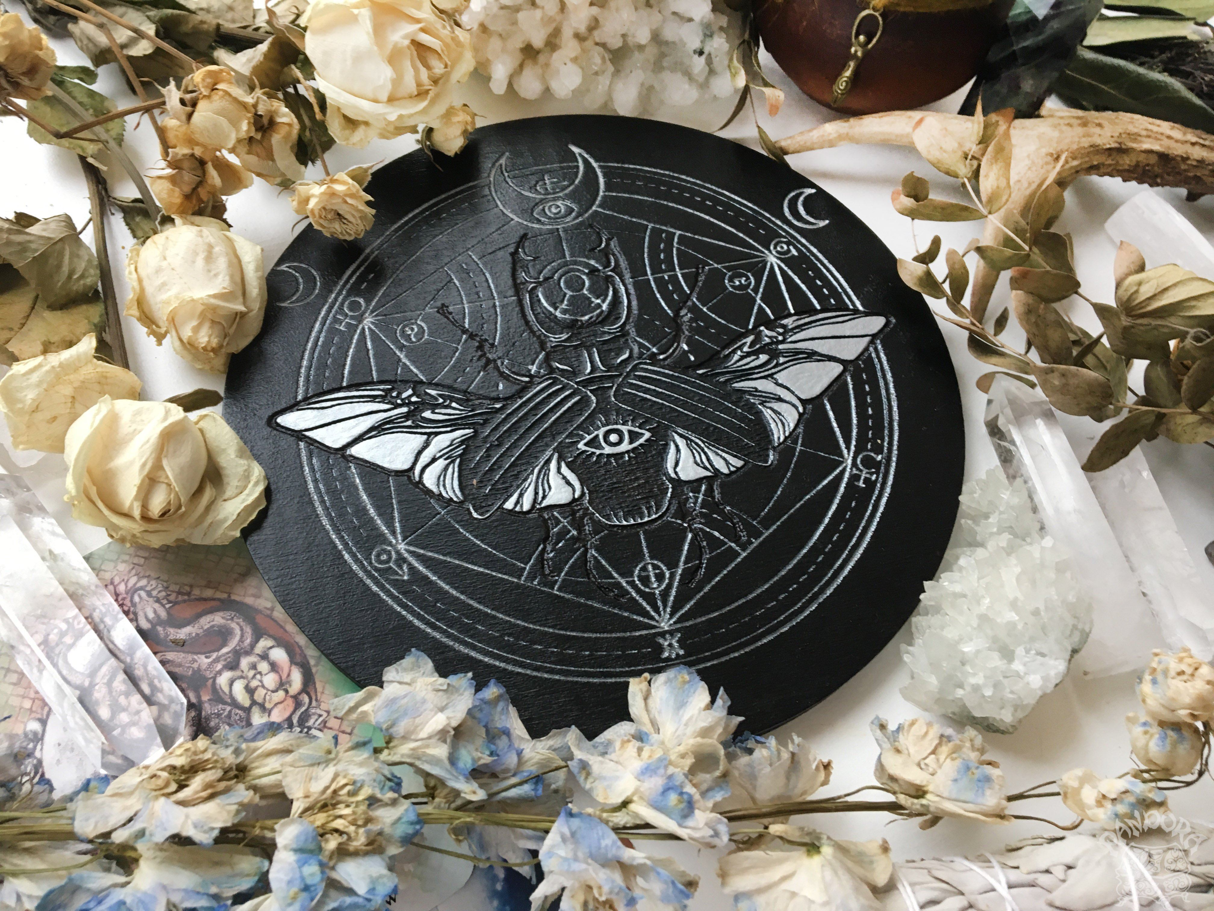 Magic Beetle - Altar Pentacle - Black\Silver