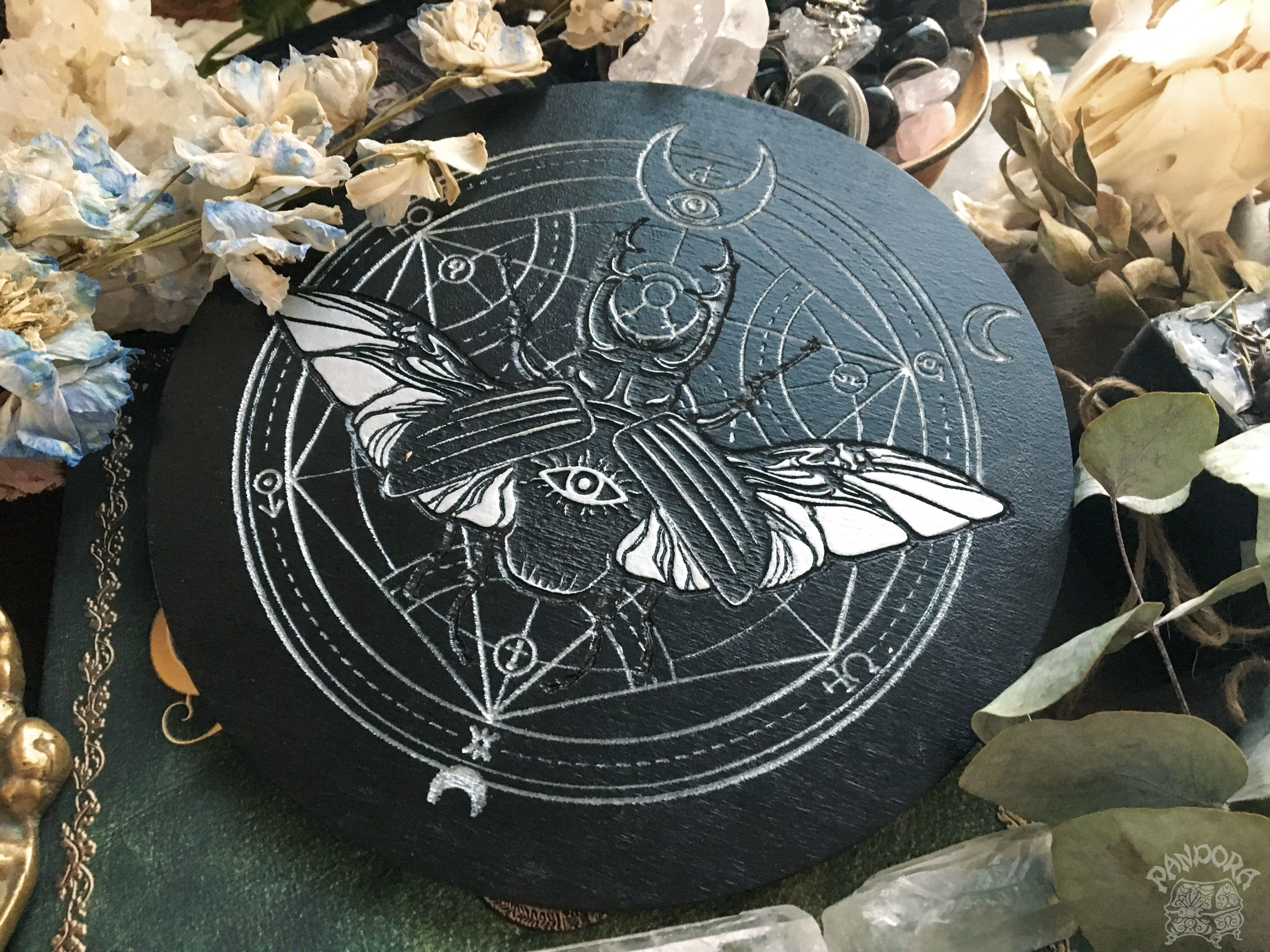 Magic Beetle - Altar Pentacle - Black\Silver