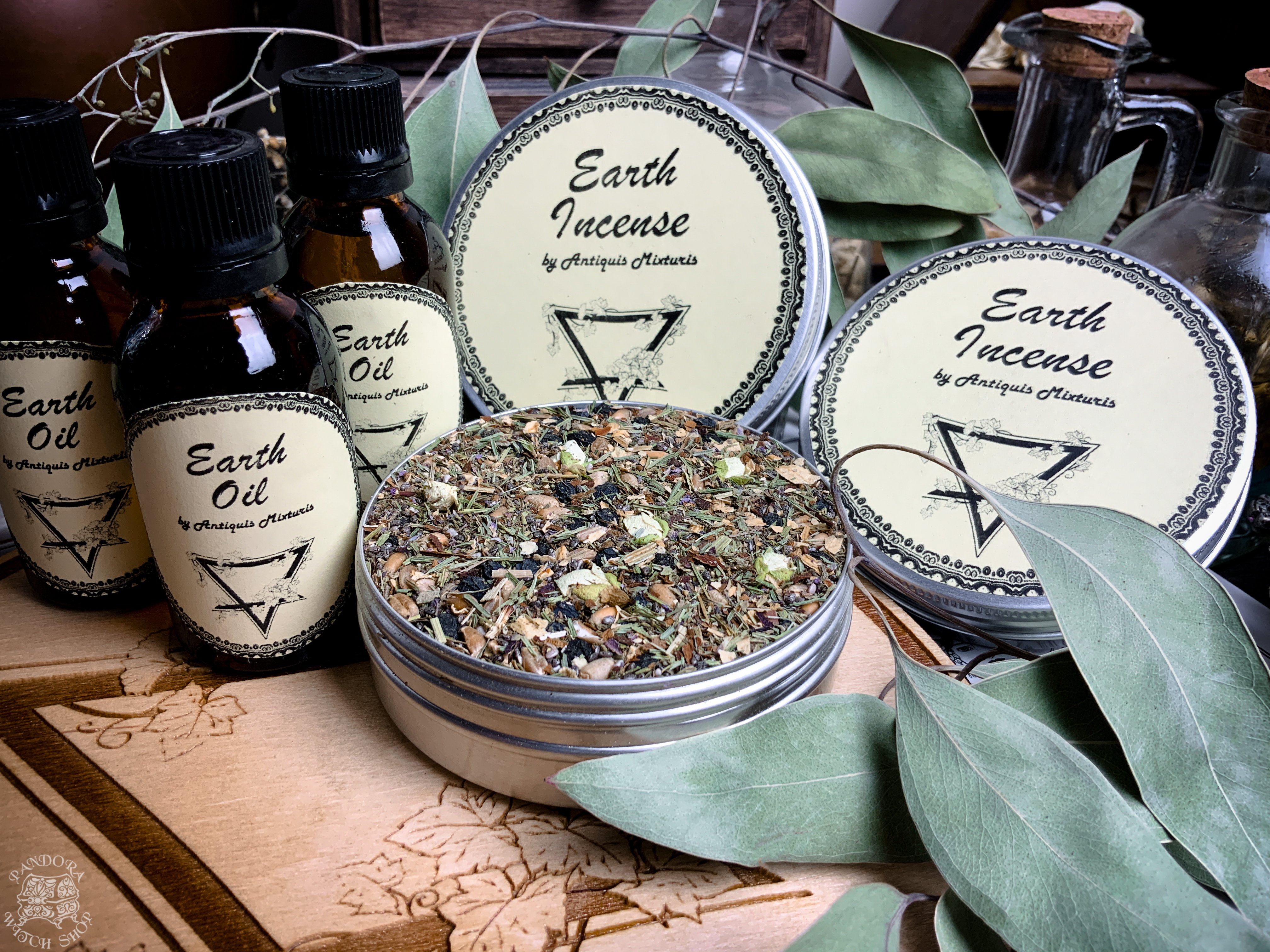 Oil - Earth Set -  Oil And Incense - Elemental Magic