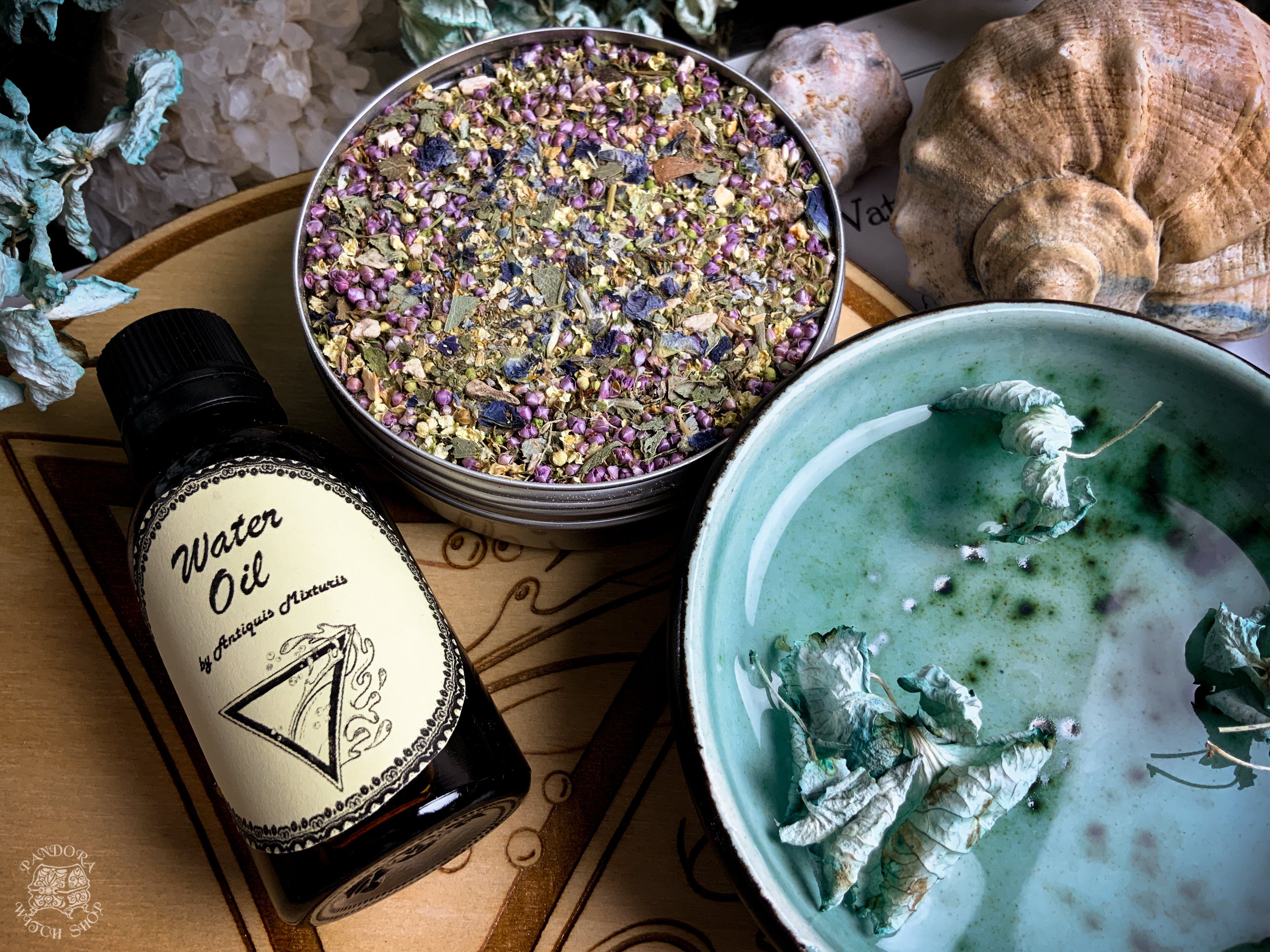 Oil - Water Set -  Oil And Incense - Elemental Magic