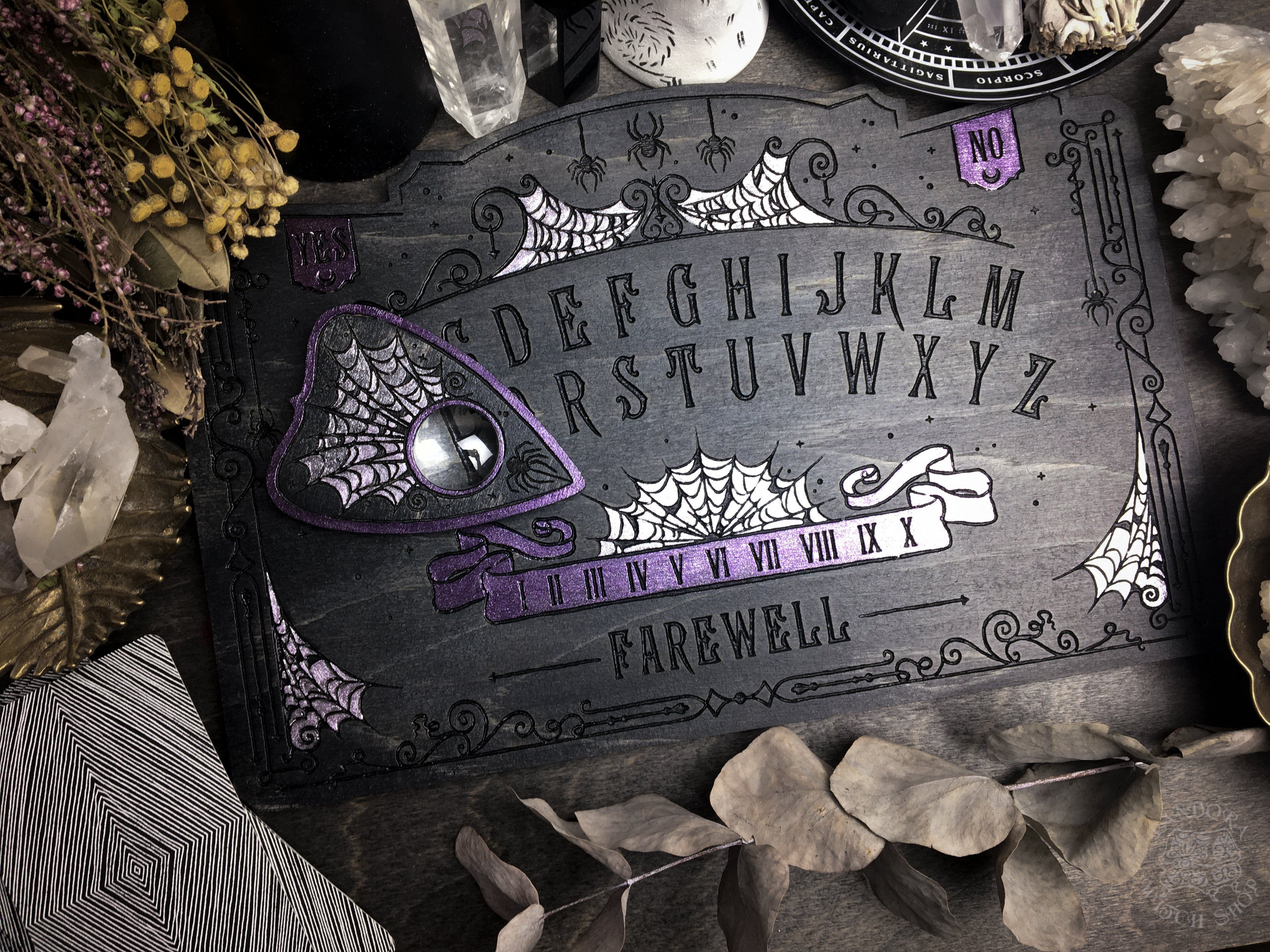 Ouija Board - Arcane Arachnid Gray