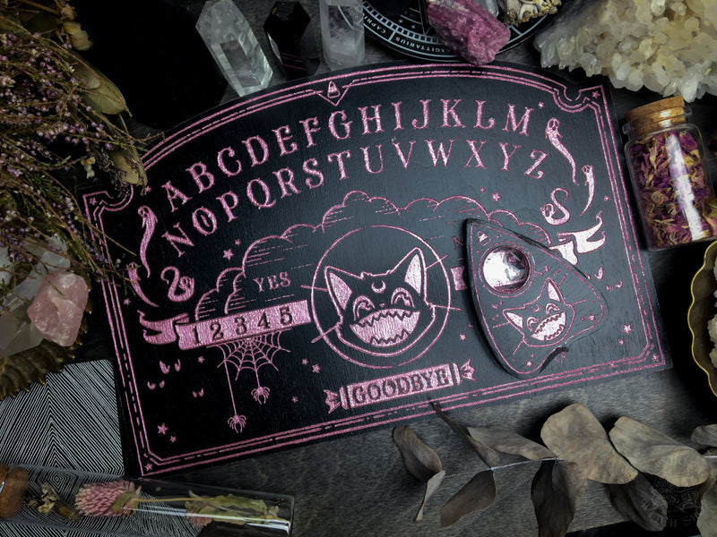 Ouija Board - Halloween Scream Pink Bone