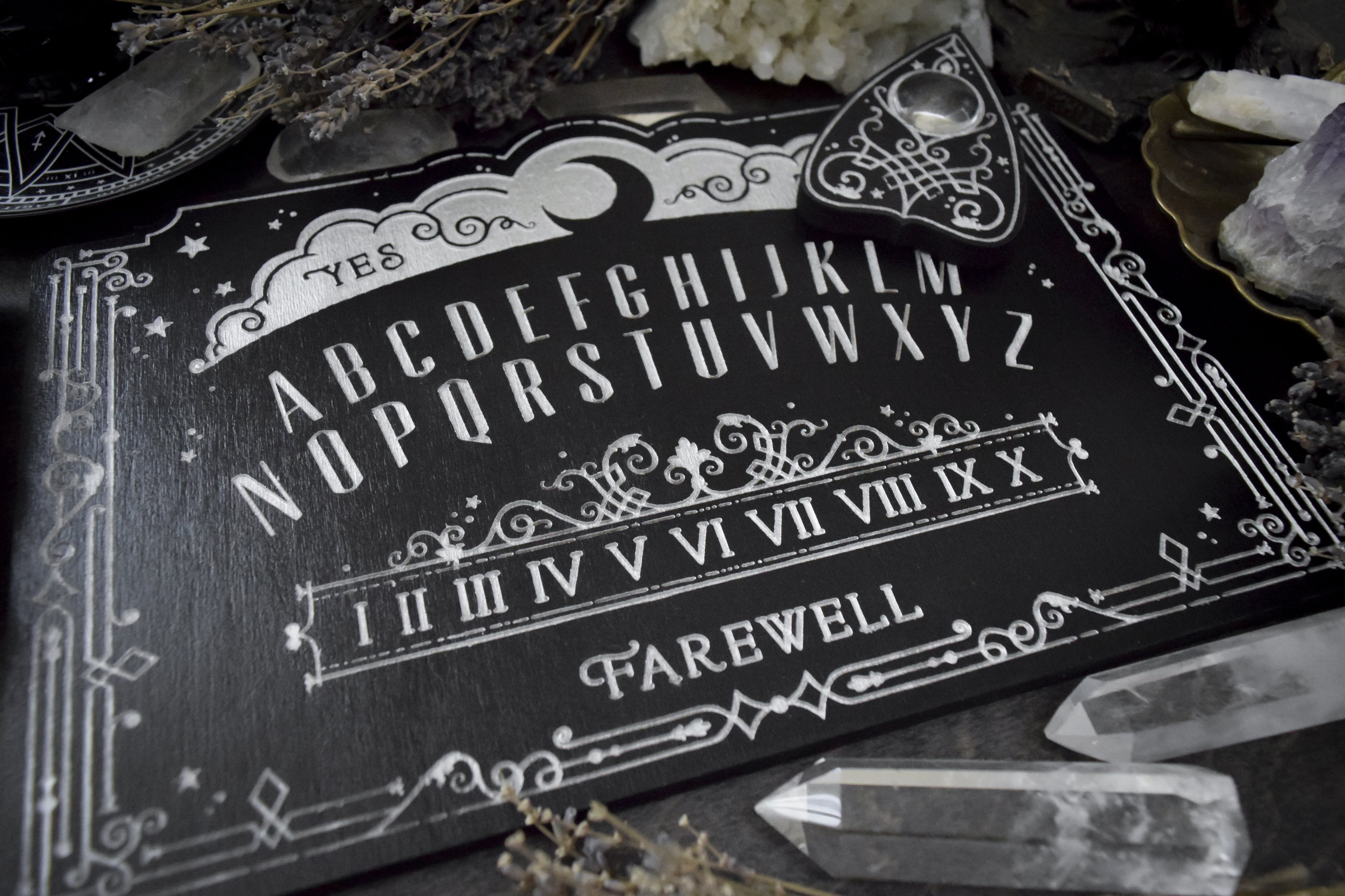 Ouija Board - Lunar Filigree Silver