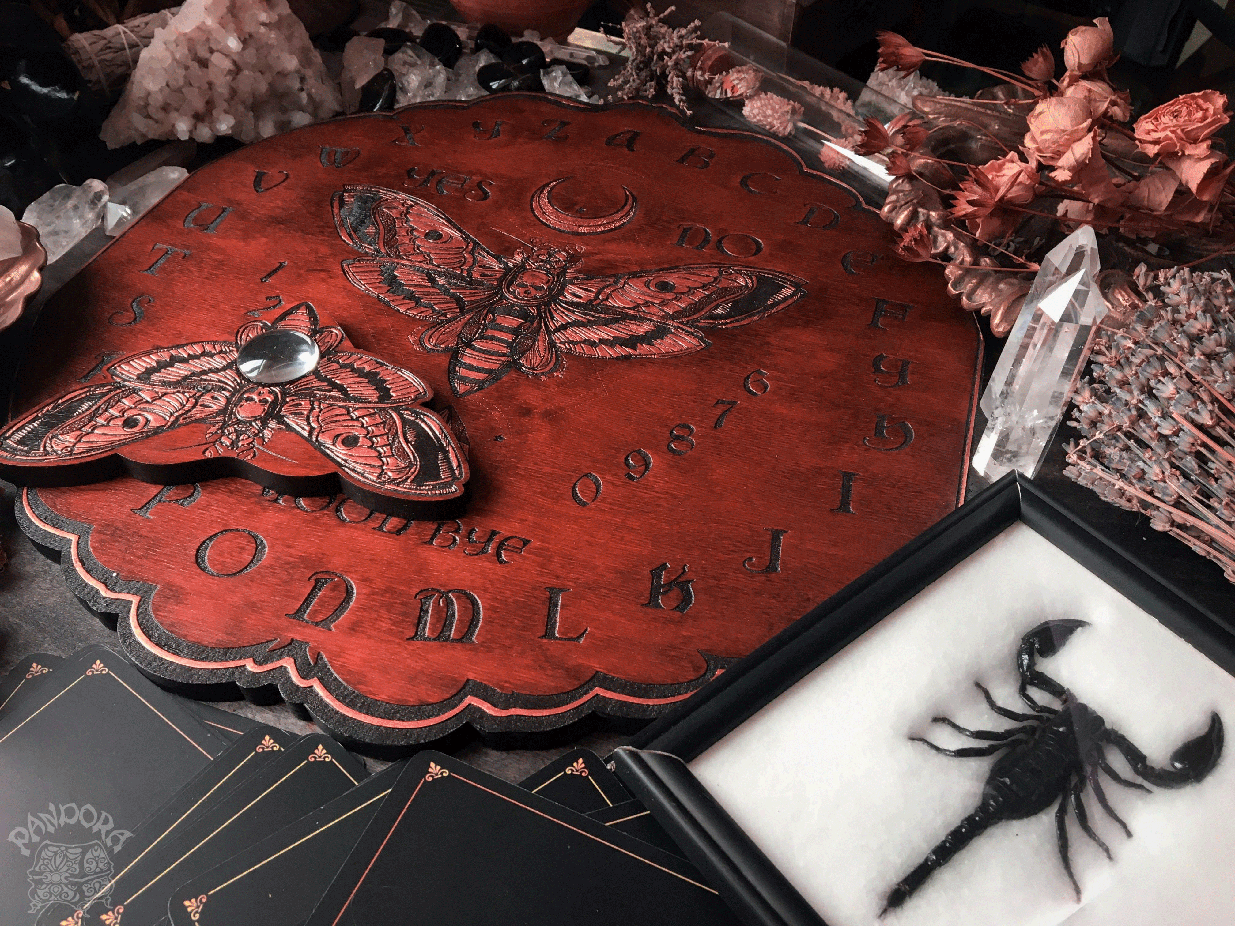 Ouija Board Cooper Death's head moth - Vintage style