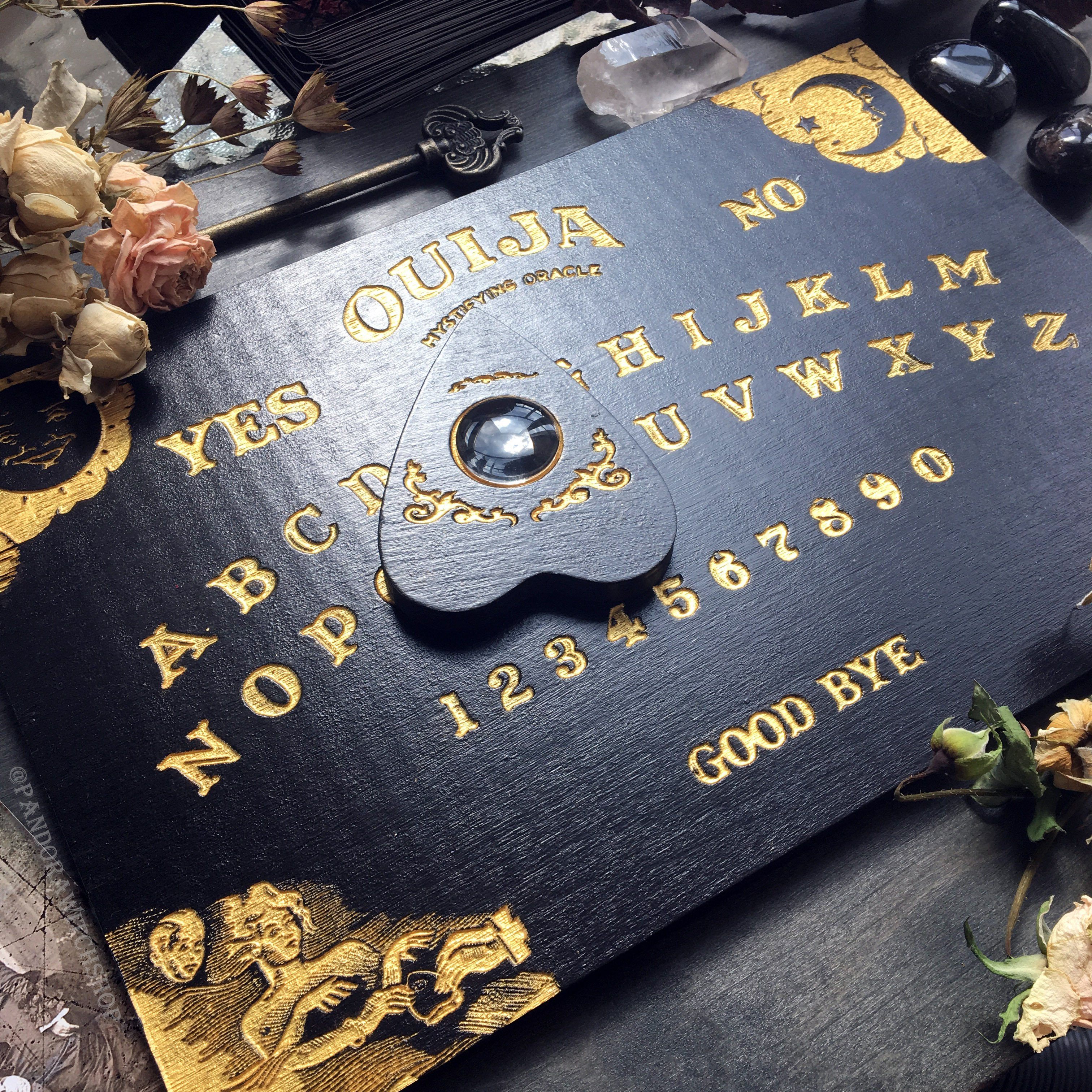 Ouija Board, Witch Board, Talking Board for calling spirits in traditional classic design