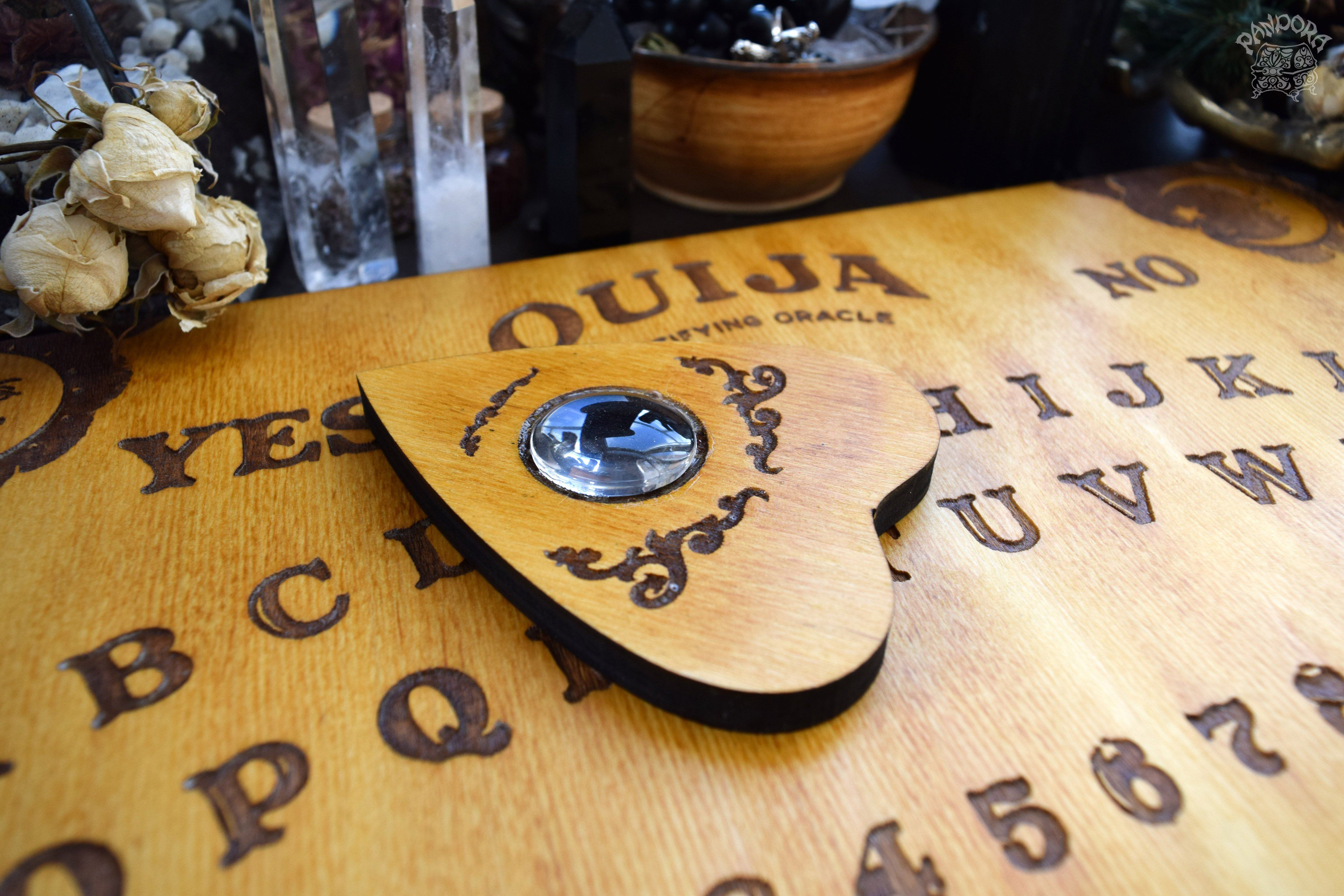 Ouija Board, Witch Board, Talking Board for calling spirits in traditional classic design